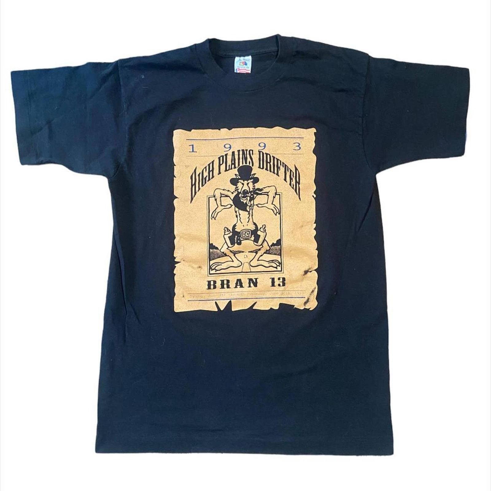 Fruit Of The Loom Vintage 90s 1993 nebraska high plains drifter tee shirt Size US L / EU 52-54 / 3 - 1 Thumbnail