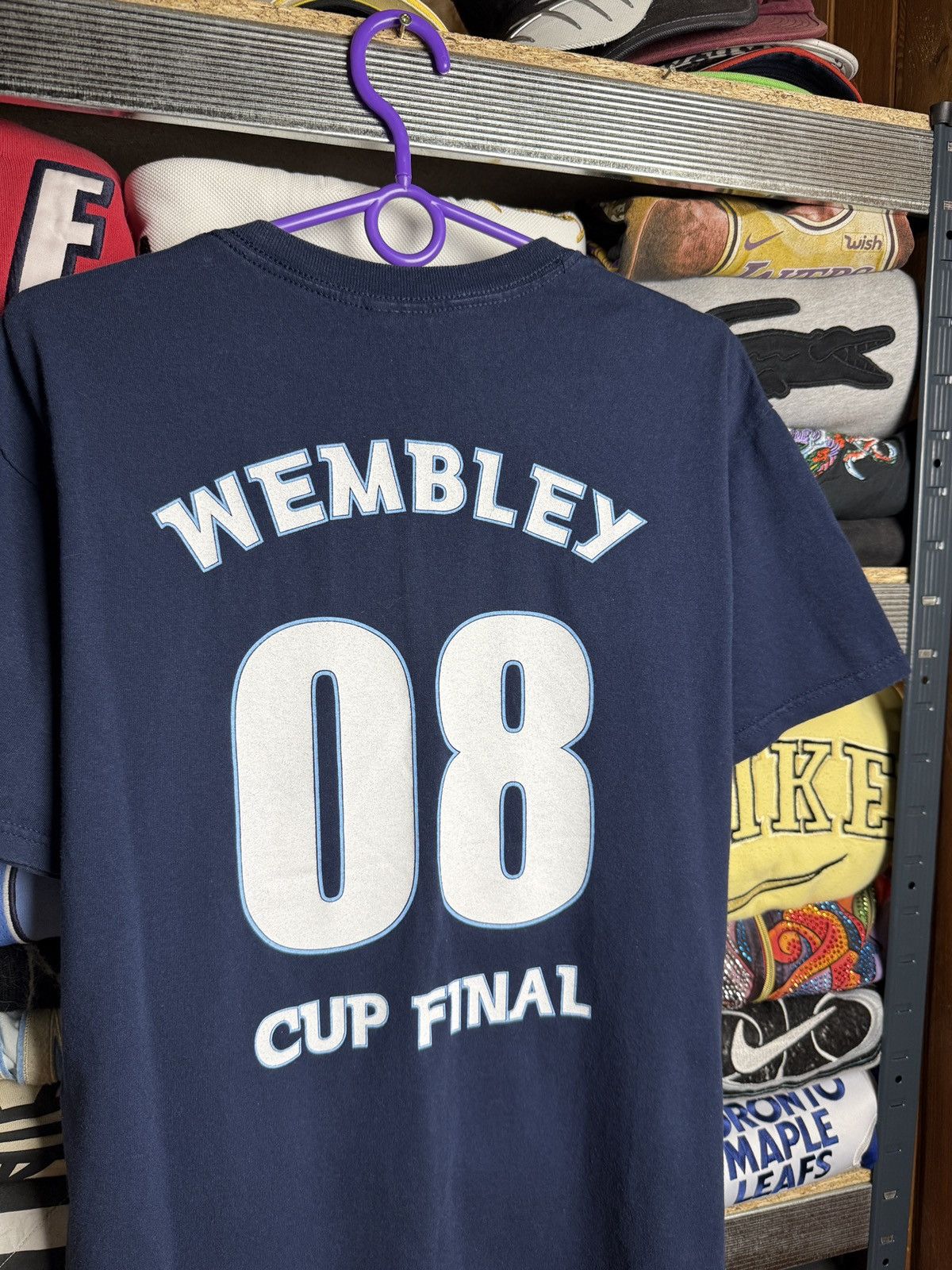 Gildan Tottenham 2007 home shirt jersey WEMBLEY tee Size US M / EU 48-50 / 2 - 4 Thumbnail