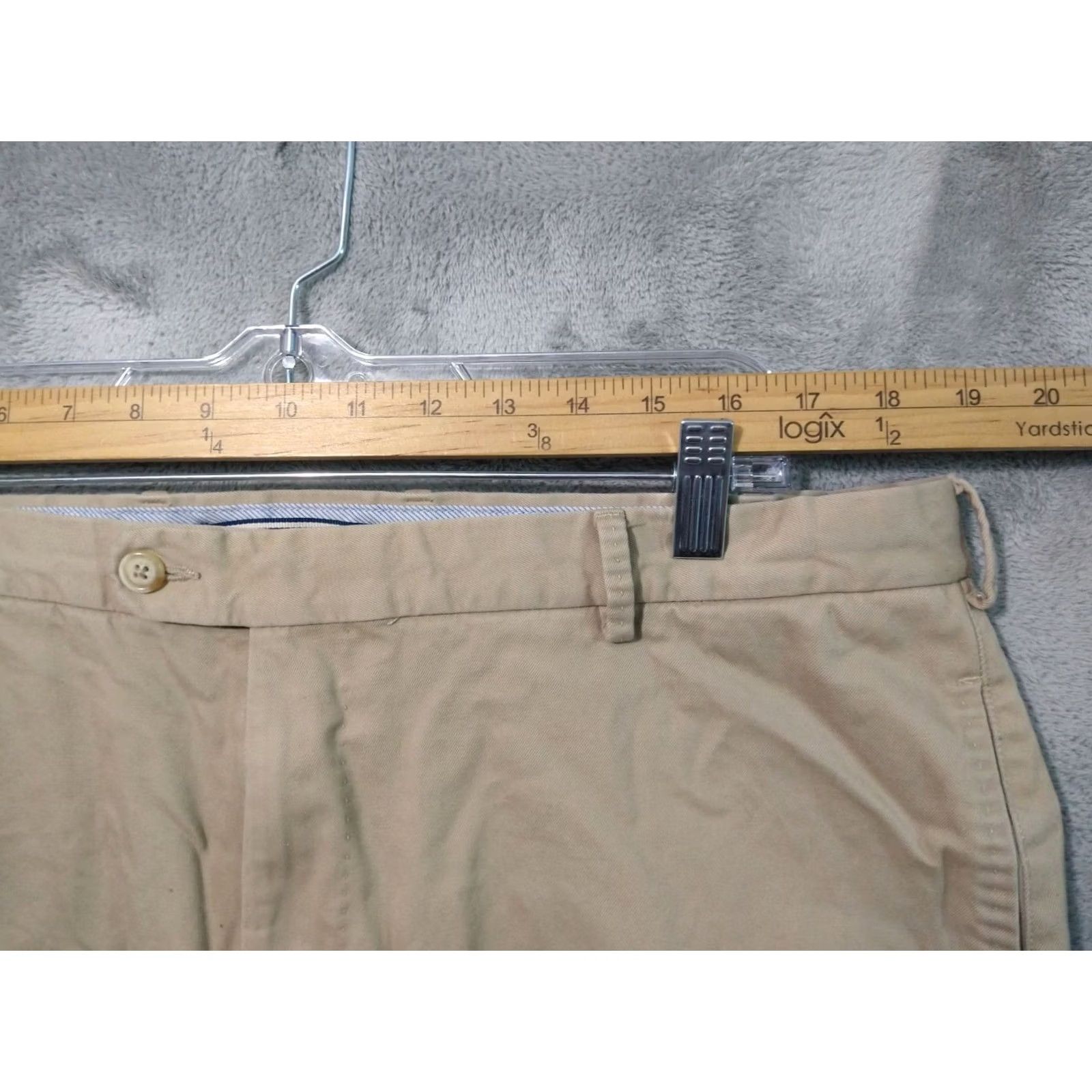 Peter Millar Peter Millar Shorts Mens 38 Beige Soft Touch Twill Golf Chino Pima Cotton Size US 38 / EU 54 - 3 Thumbnail