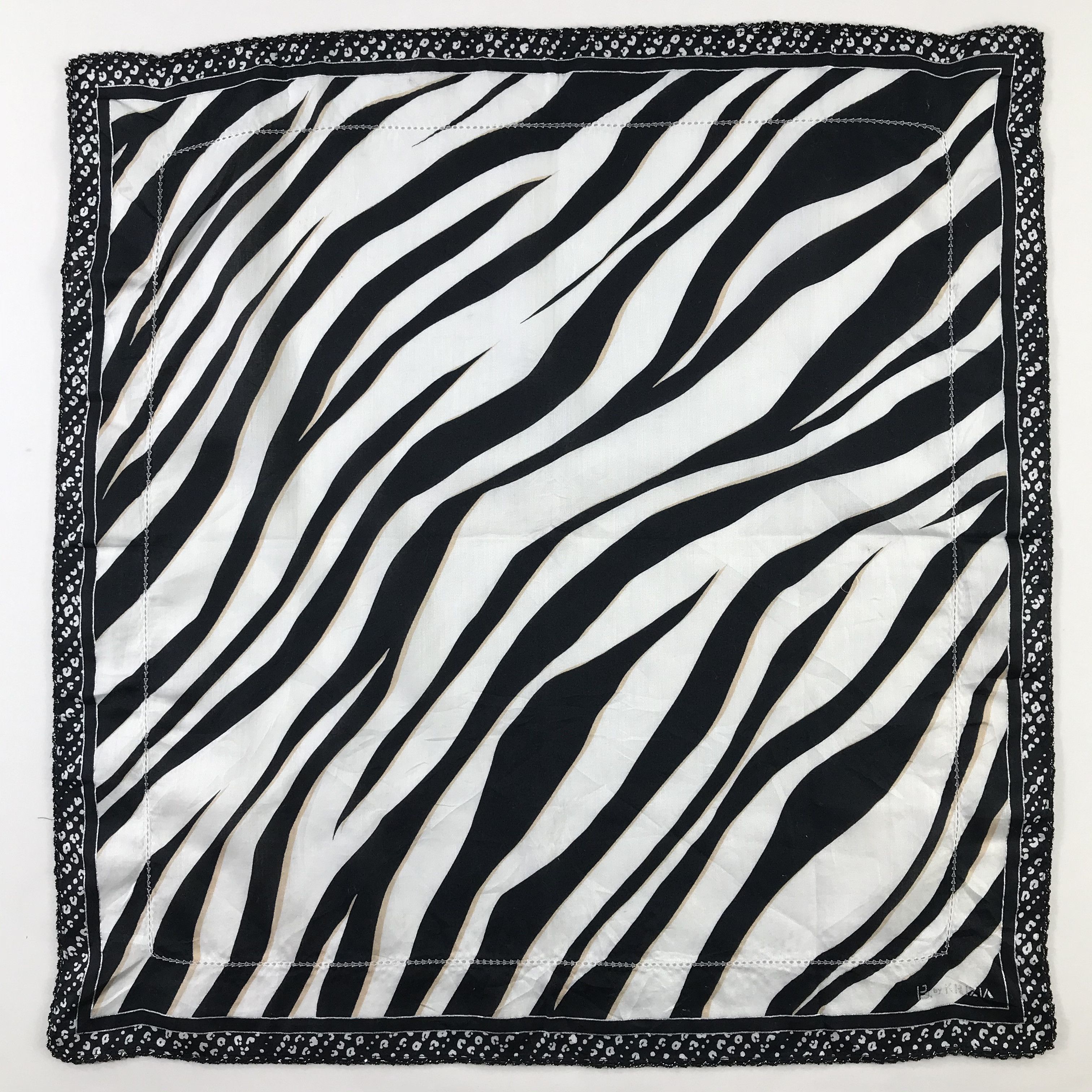 Krizia Uomo × Vintage Krizia Uomo Bandana / Handkerchief / Neckerchief - S1126 Size ONE SIZE - 1 Thumbnail