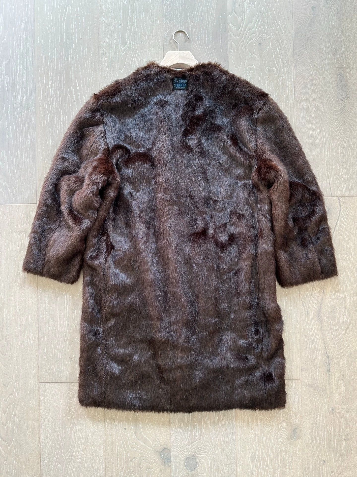 Raf Simons Raf Simons SS Collarless Double-Face Eco Fur Coat Size S / US 4 / IT 40 - 3 Thumbnail