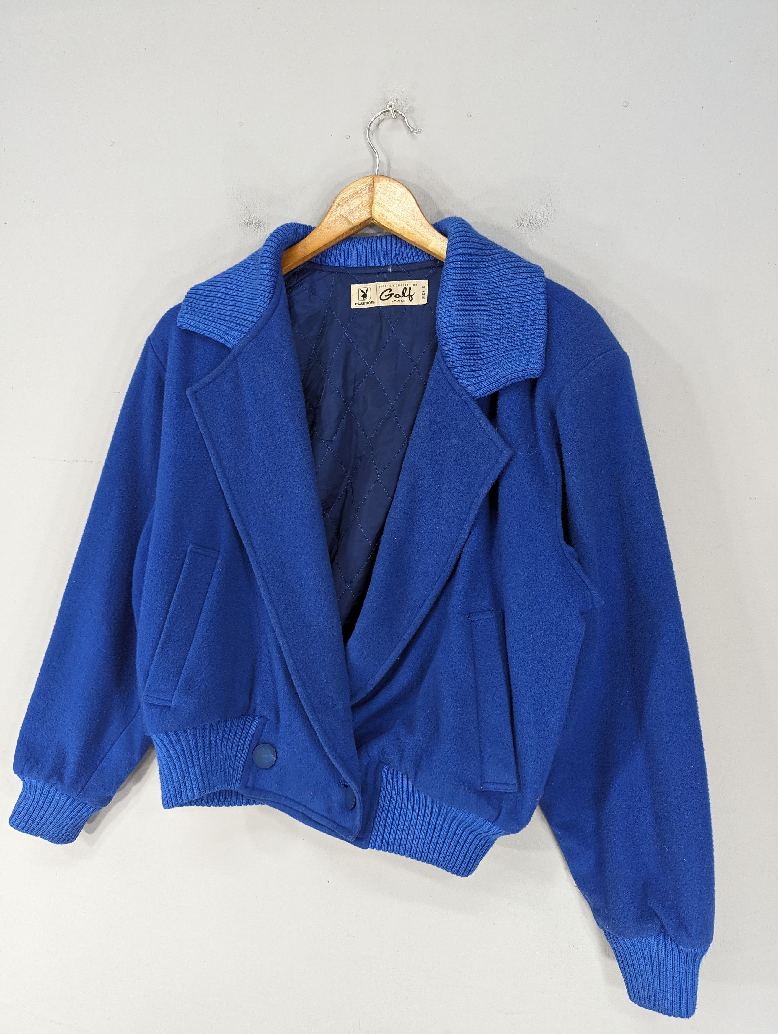 Playboy 🔥RARE🔥Vintage Playboy Golf Wool Short Jacket Size S / US 4 / IT 40 - 3 Thumbnail