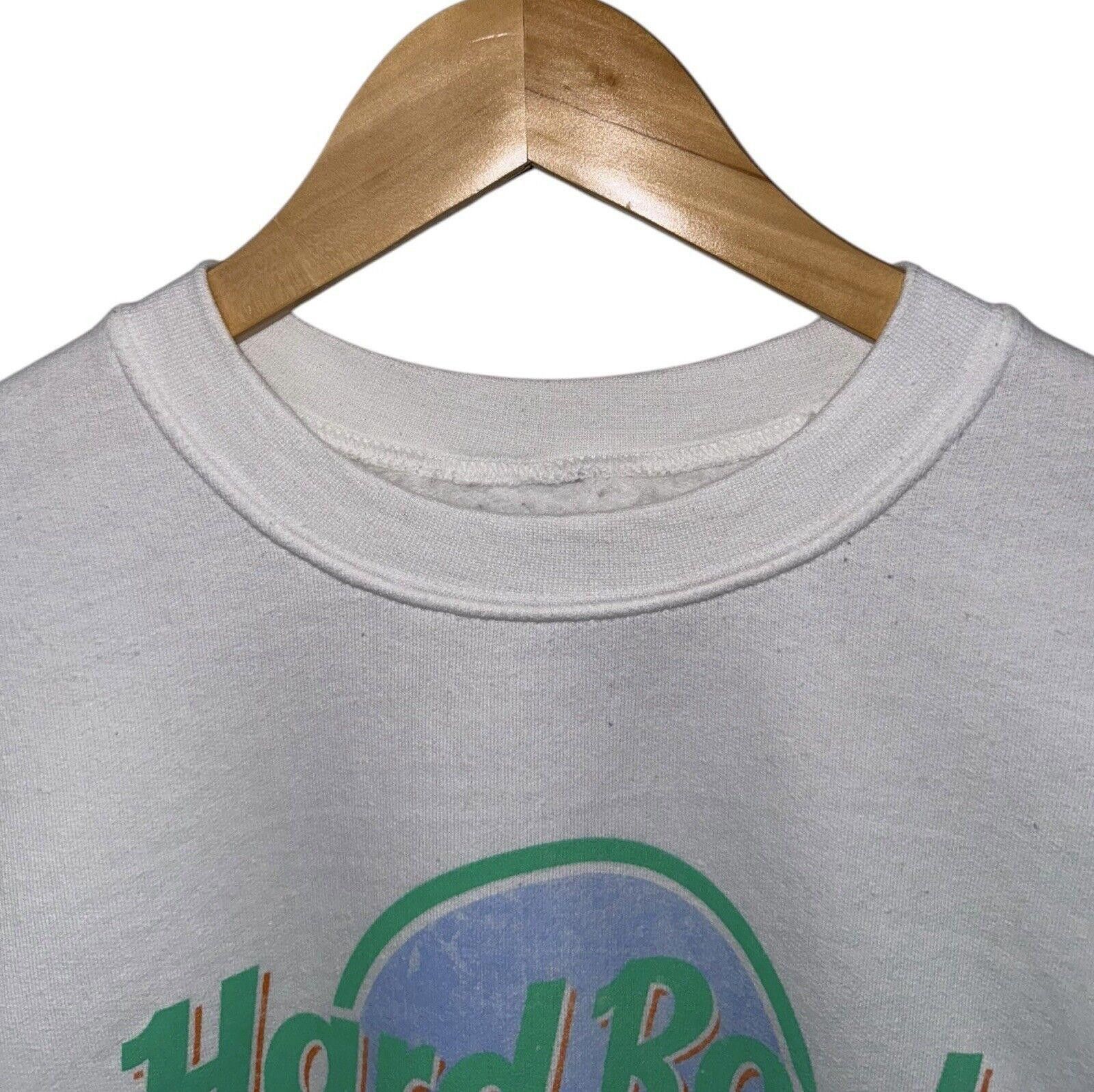 Hard Rock Cafe Vintage Hard Rock Cafe Los Angeles White Crewneck M Size US 32 / EU 48 - 2 Thumbnail