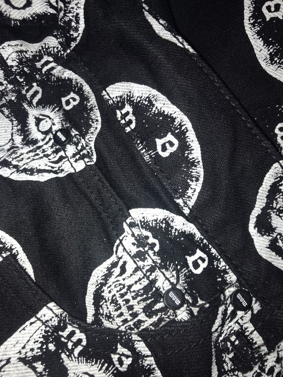 Marcos Alvarado Skull Third-Eye Denim Pants Size US 34 / EU 50 - 5 Thumbnail