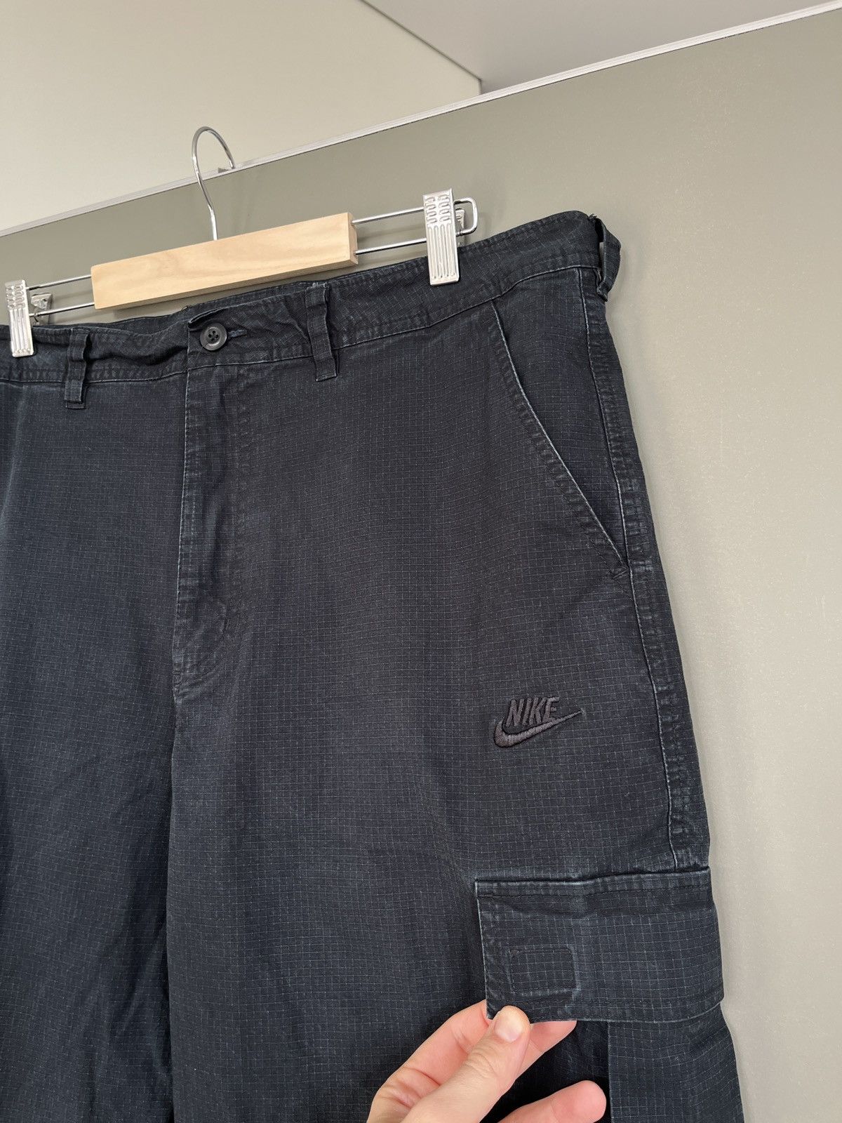 Nike Nike Deep Blue Ripstop Cargo Wide Pants Size US 36 / EU 52 - 8 Thumbnail