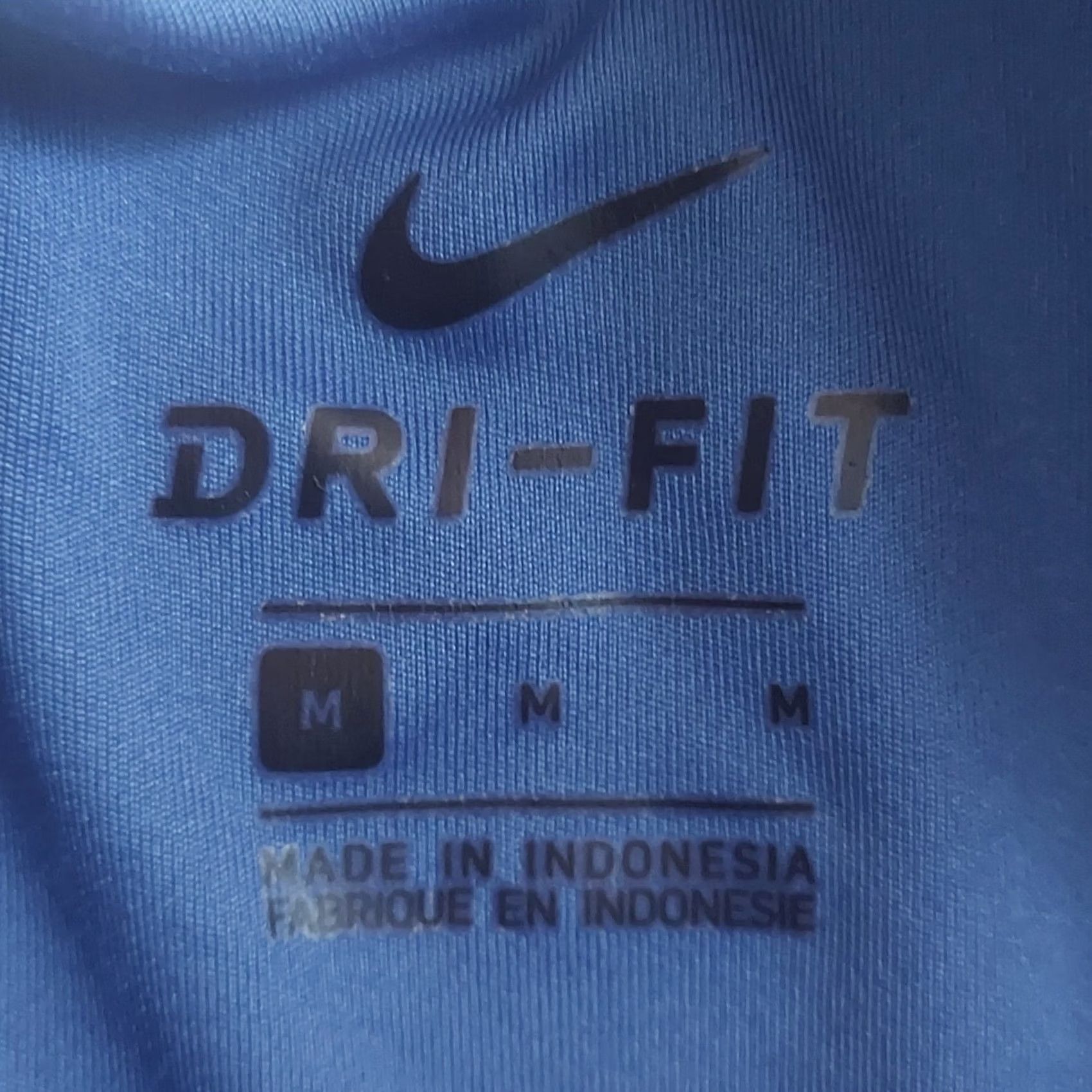 Nike Nike Dri-Fit Blue Short Sleeve Polo Shirt Mens M Sports Logo 100% Polyester” Size US M / EU 48-50 / 2 - 7 Thumbnail
