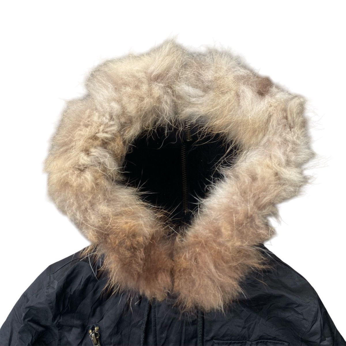 If Six Was Nine Round Trip Bondage Studded Jacket w/ Fur Hoodie Size US L / EU 52-54 / 3 - 18 Thumbnail