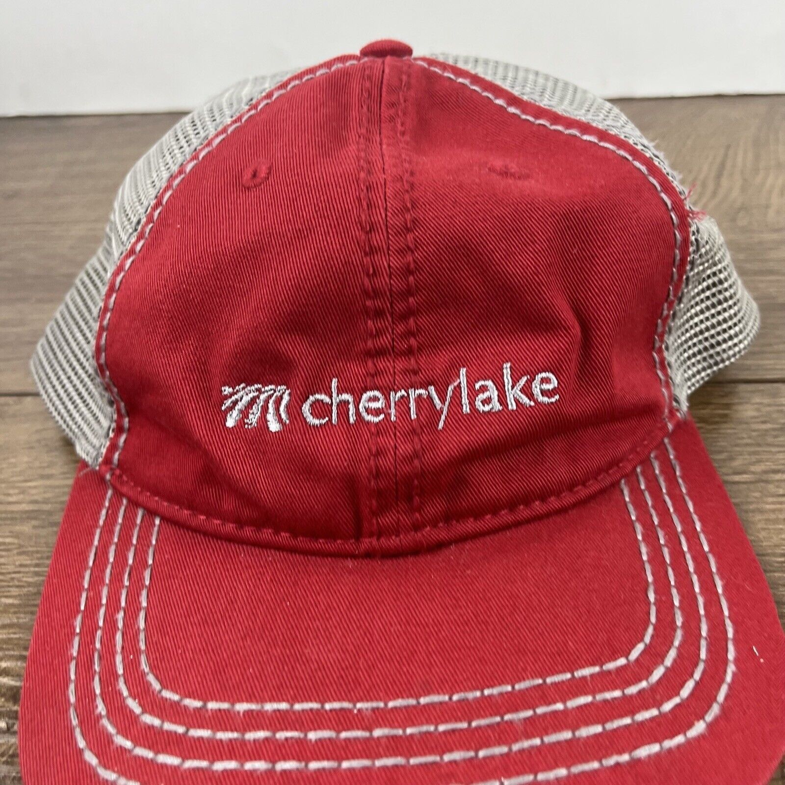 Other Cherry Lake Hat Cherry Lake Cap Adjustable Hat Red Hat Adult Size ONE SIZE - 6 Thumbnail