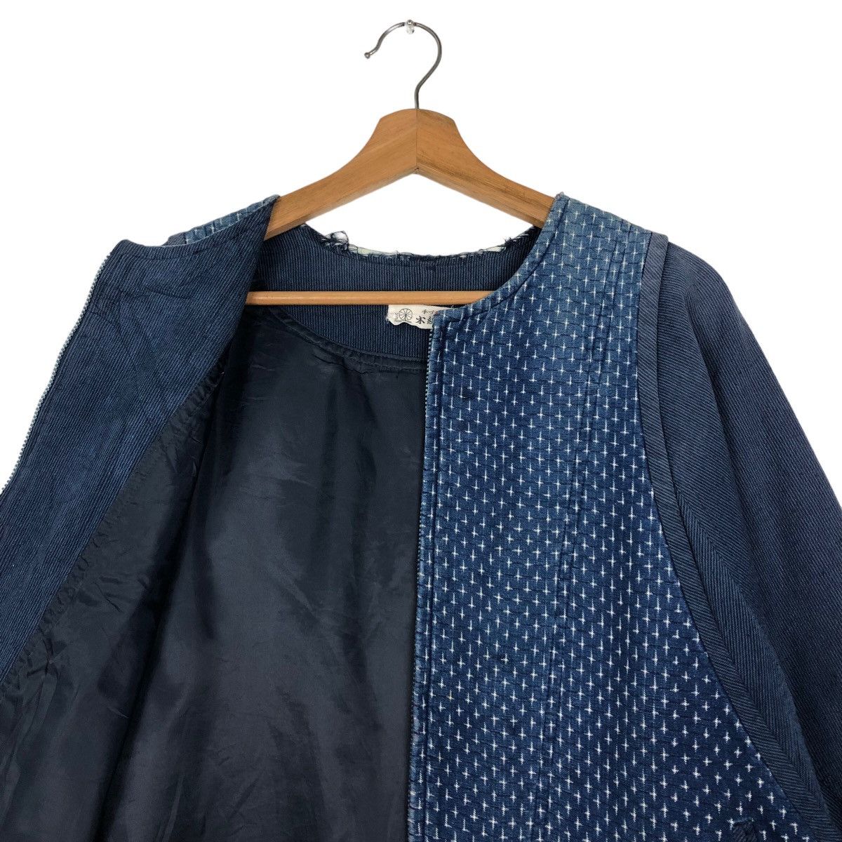 Japanese Brand 🔥Vintage Indigo Blur Blue Denim Jacket Button Japan Made Size US M / EU 48-50 / 2 - 12 Thumbnail
