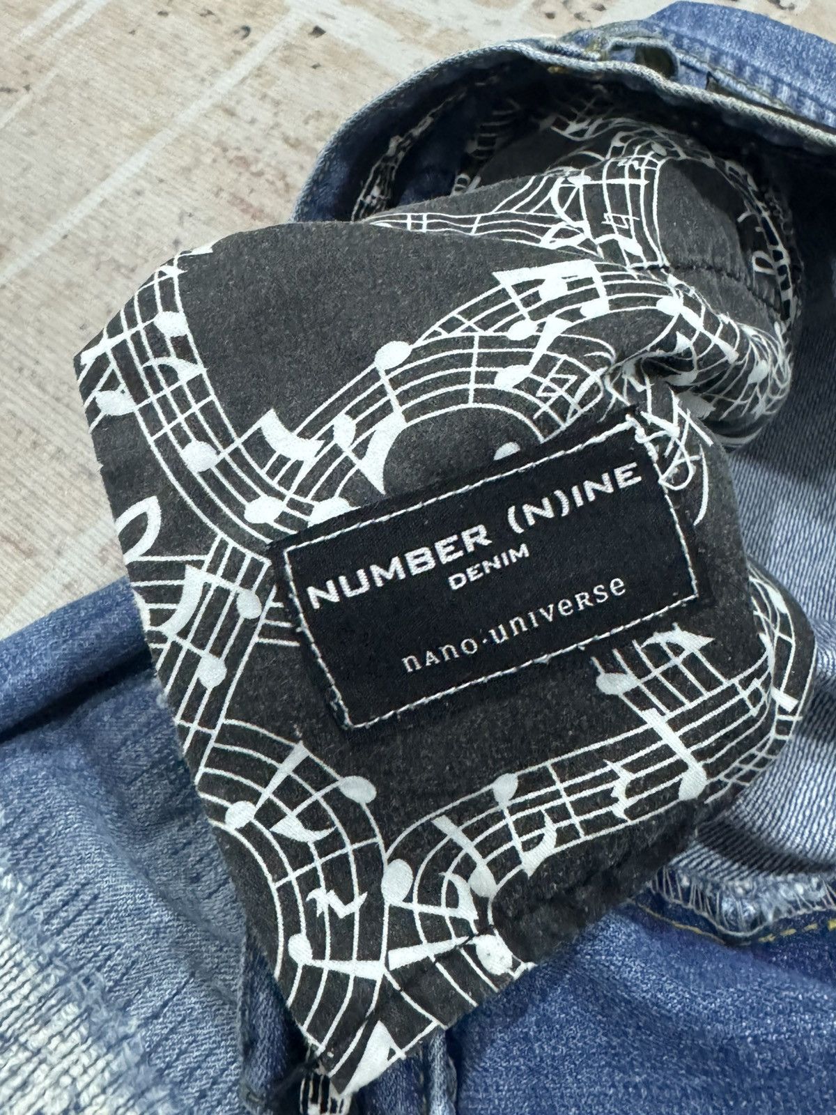 Japanese Brand NumberNine X Nano universe distress denim jeans Size US 30 / EU 46 - 17 Thumbnail