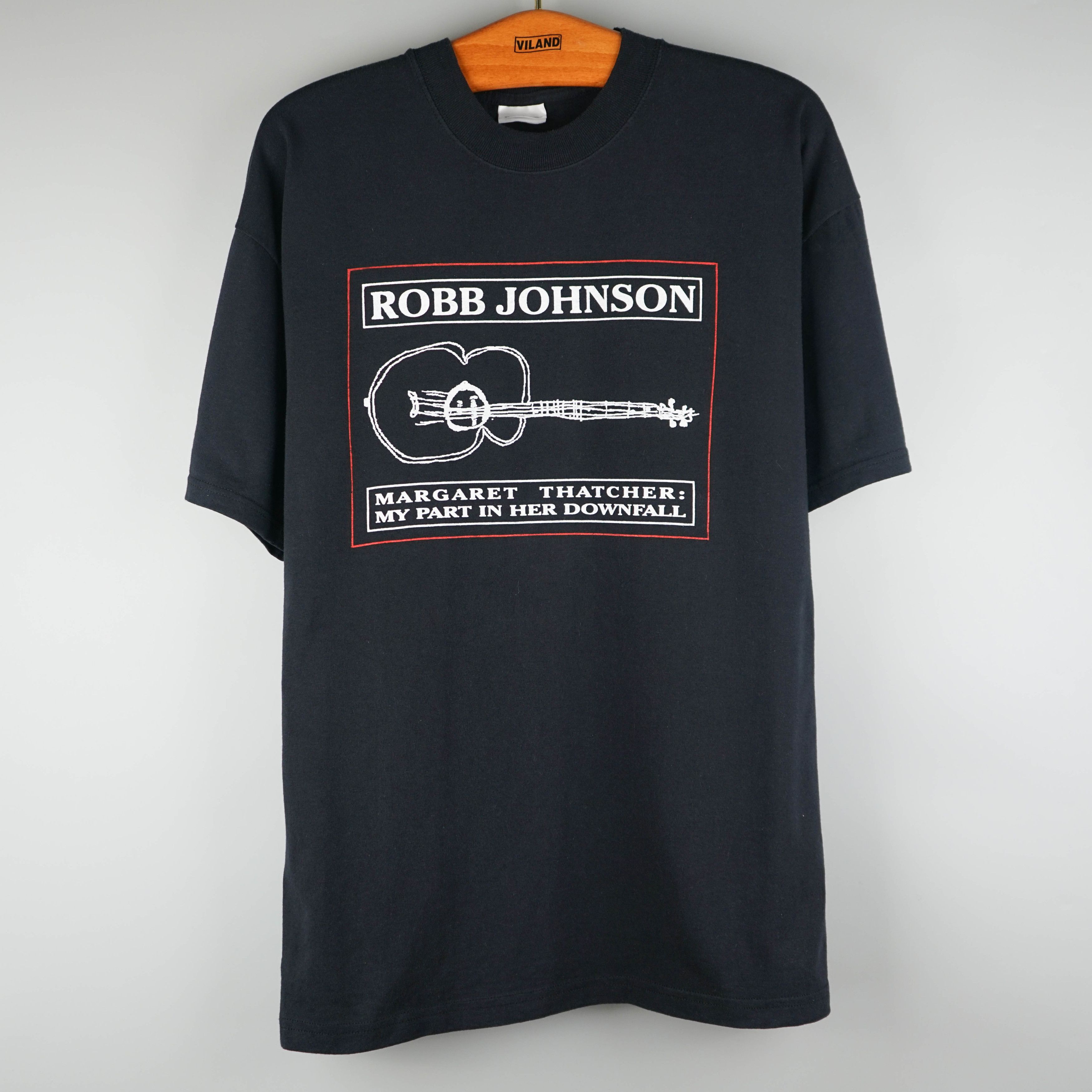 Band Tees × Vintage Vintage 1990s Robb Johnson T-Shirt Size US XL / EU 56 / 4 - 1 Thumbnail