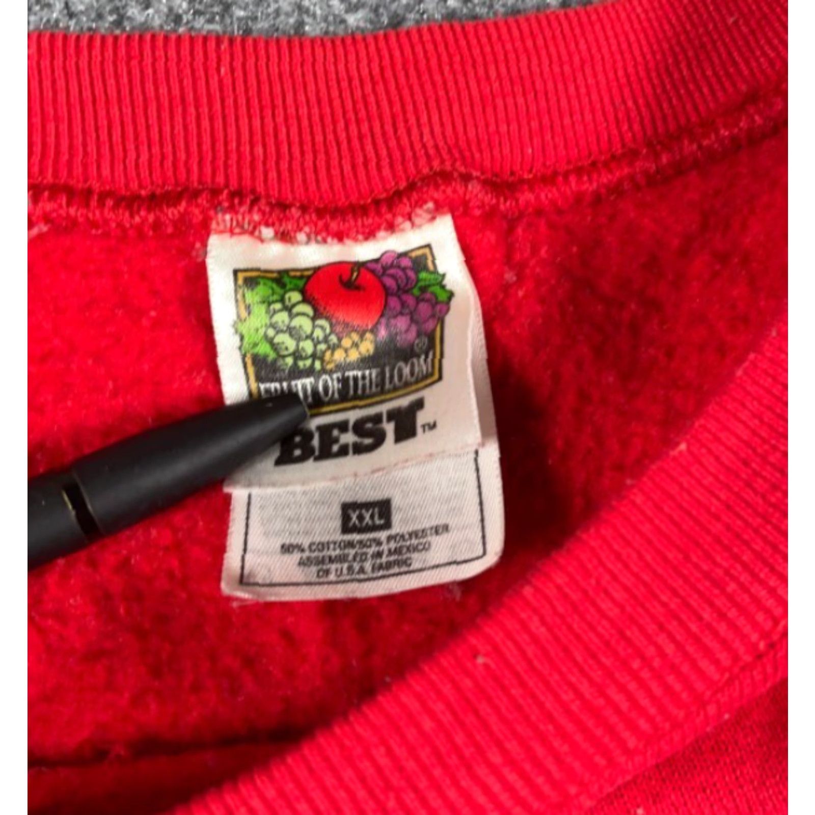 Fruit Of The Loom VINTAGE No Day Like a Snow Day Sweatshirt Men 2XL Red 50-50 Fruit of the Loom Graphic Print Retro School 90s Hipster Pullover Sweatshirt Size US XXL / EU 58 / 5 - 3 Thumbnail