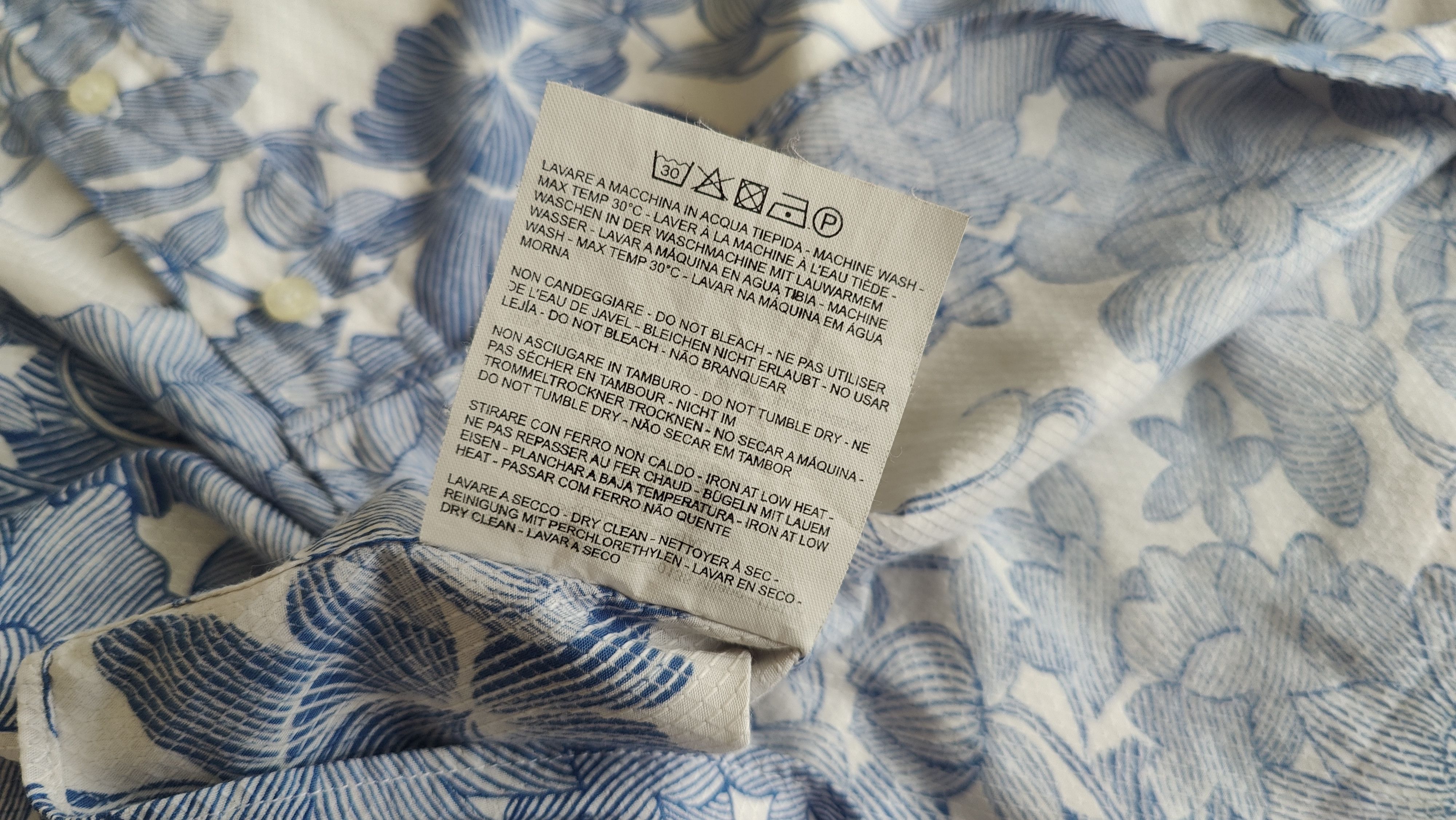 Etro Etro Milano Floral Casual Blue Shirt Made in Italy Size US L / EU 52-54 / 3 - 8 Thumbnail