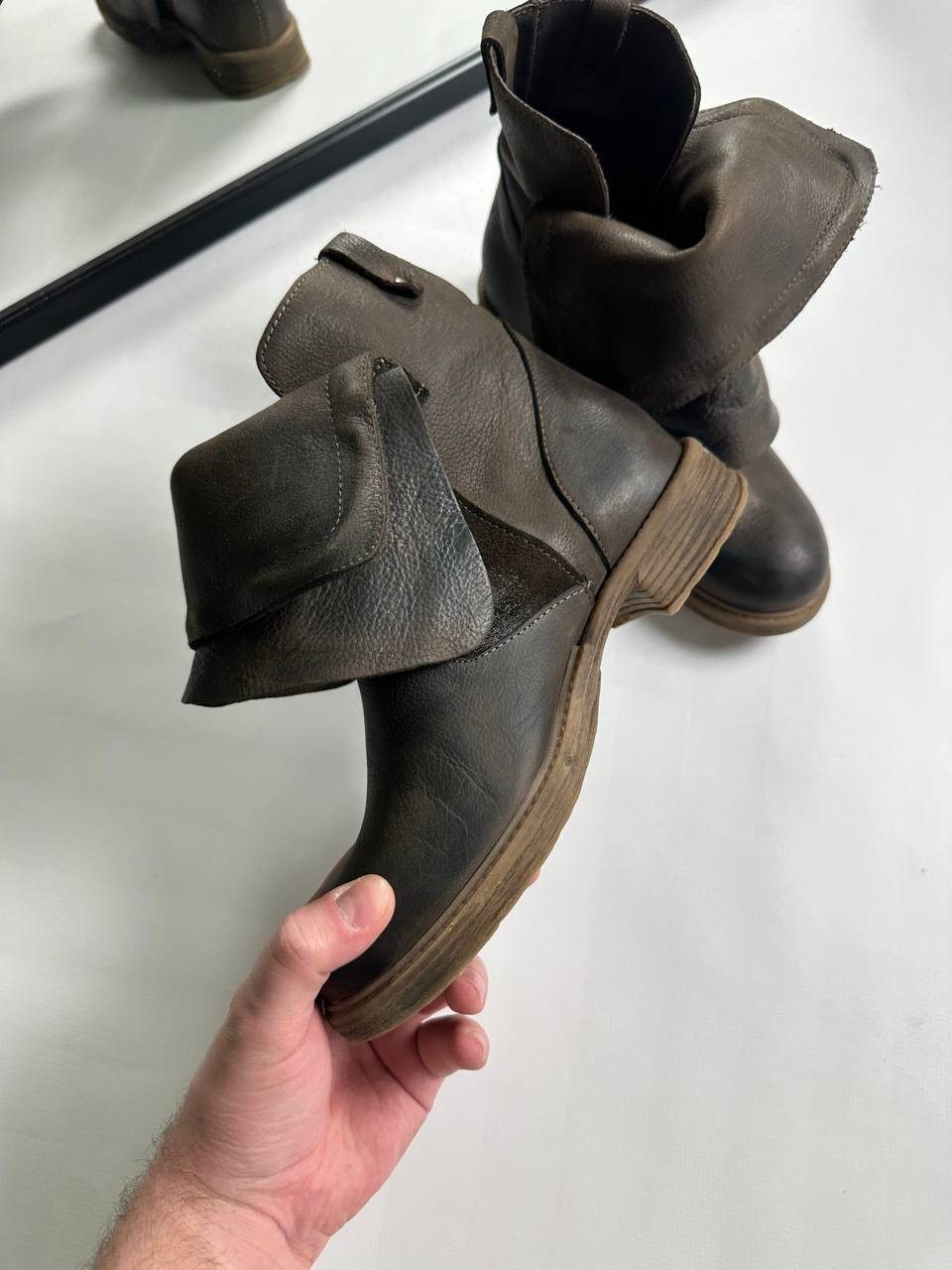 A.S.98 AS98 type Avant Garde Guidi Style Leather Boots Size US 7 / IT 37 - 5 Thumbnail