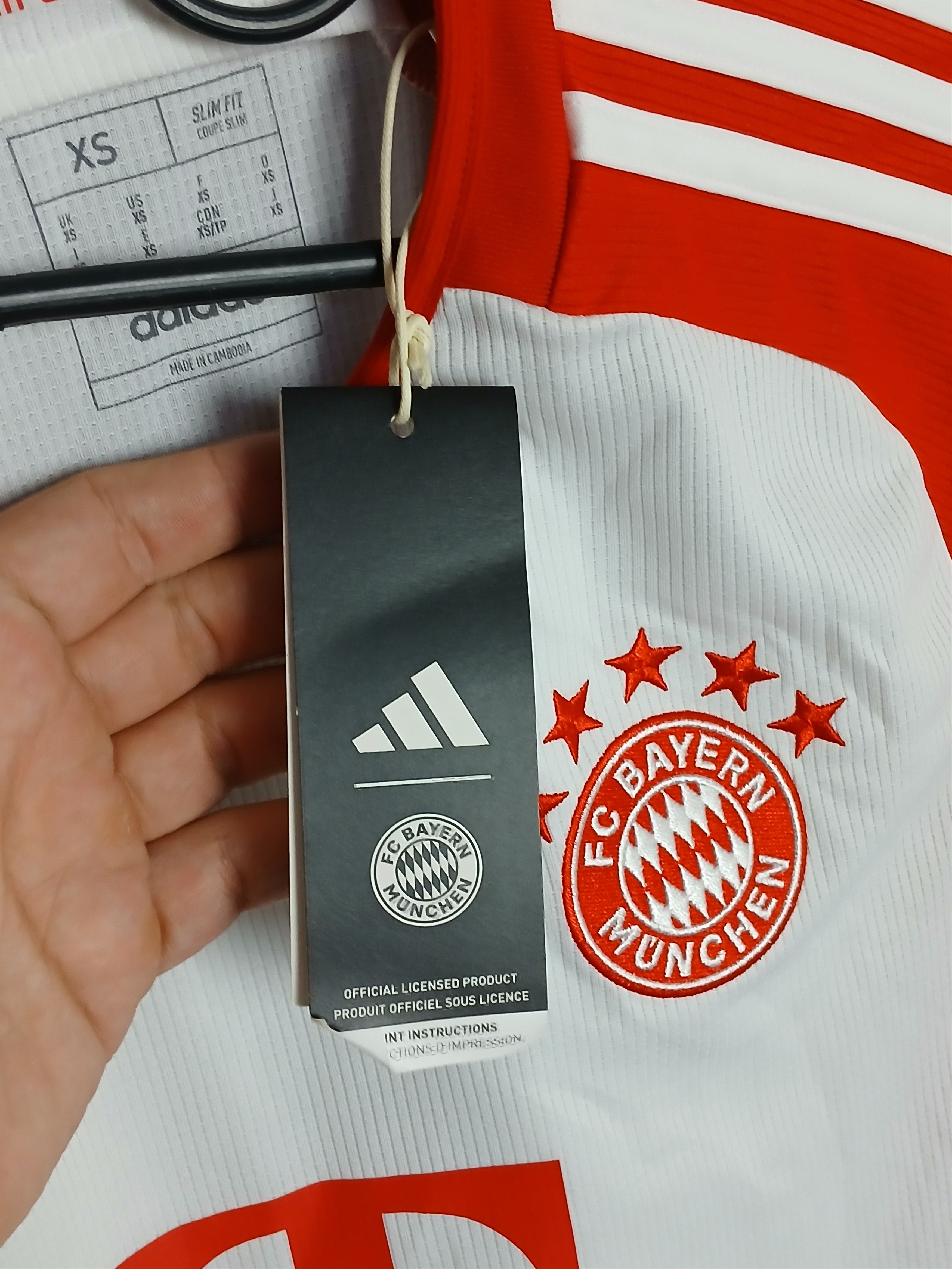 Adidas New Bayern Munchen 23/24 Home Musiala Football Jersey Size US XS / EU 42 / 0 - 9 Thumbnail