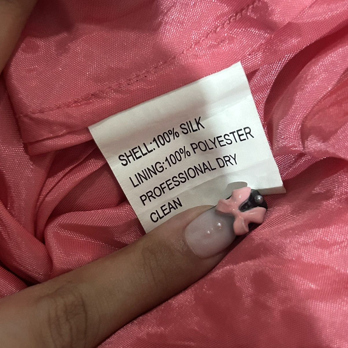 Other Pink beaded silk evening gown by Gianna Paris Size S / US 4 / IT 40 - 6 Thumbnail
