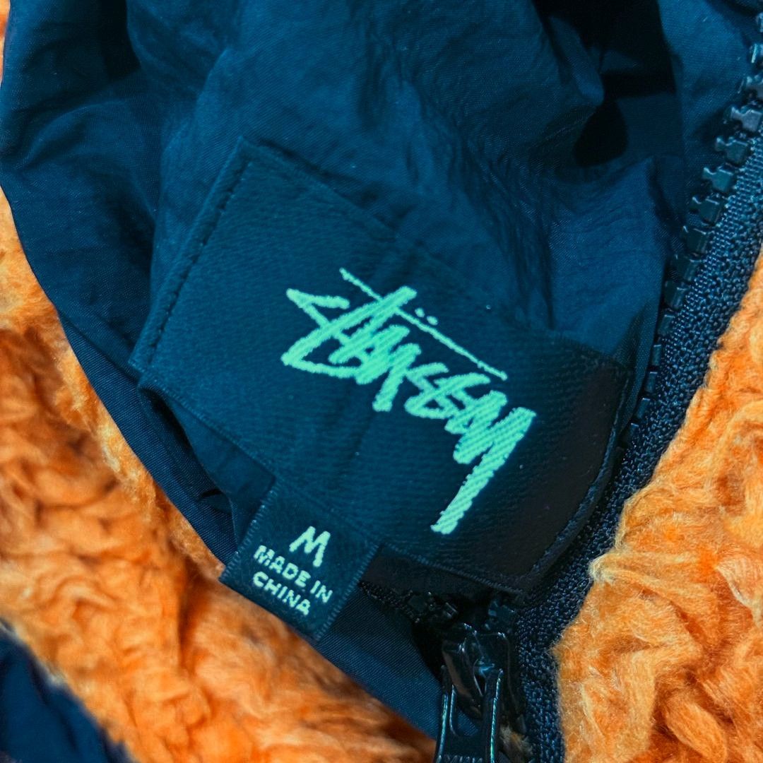 Stussy 🔥 STUSSY REVERSIBLE SHERPA VEST TANGERINE Size US M / EU 48-50 / 2 - 4 Thumbnail