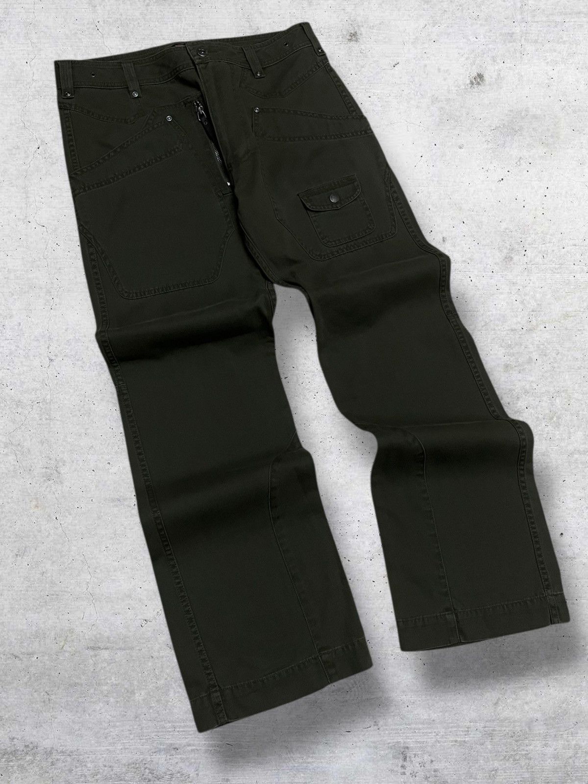 Diesel VINTAGE DIESEL INDUSTRY DESIGNER WORK WEAR UTILITY PANT Size US 31 - 2 Thumbnail