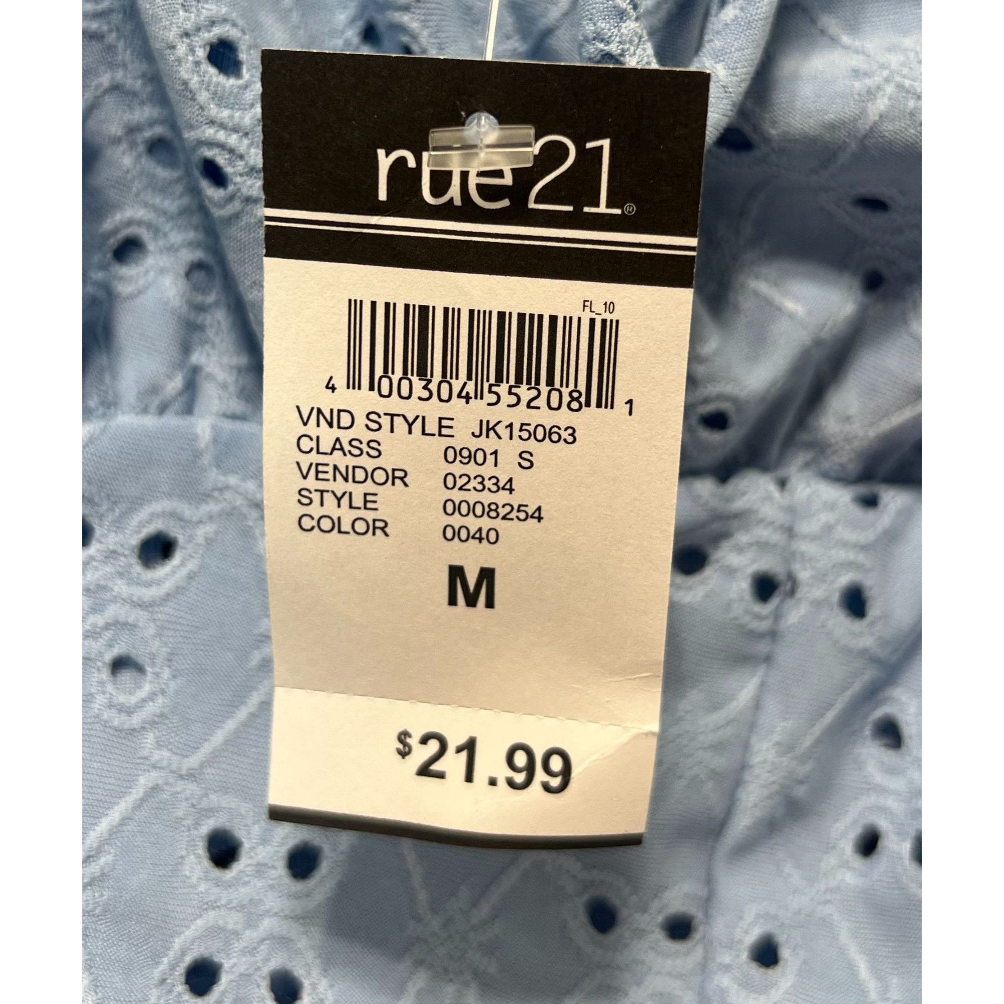 rue21 Rue 21 - Women's Tank Top - Light Blue - Medium Size M / US 6-8 / IT 42-44 - 7 Thumbnail