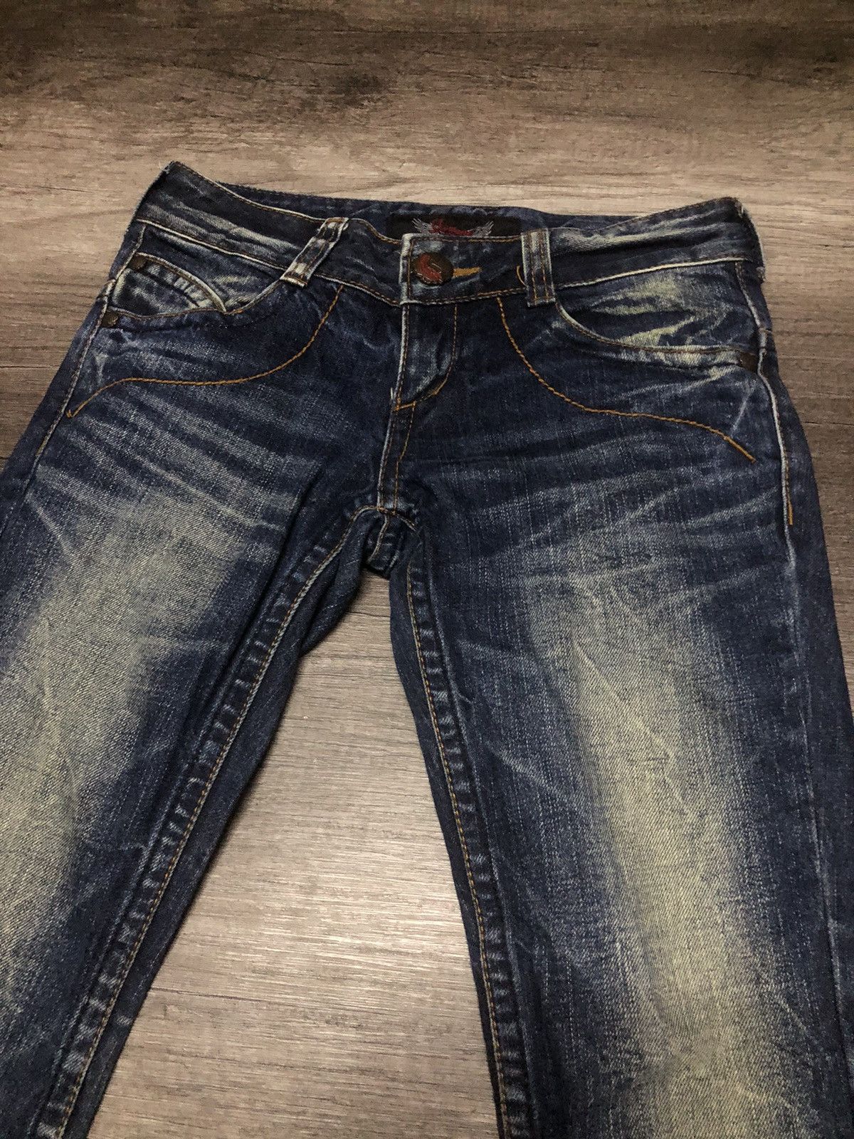 Japanese Brand Romany Denim Jeans like Hysteric Glamour design Size 28" / US 6 / IT 42 - 6 Thumbnail