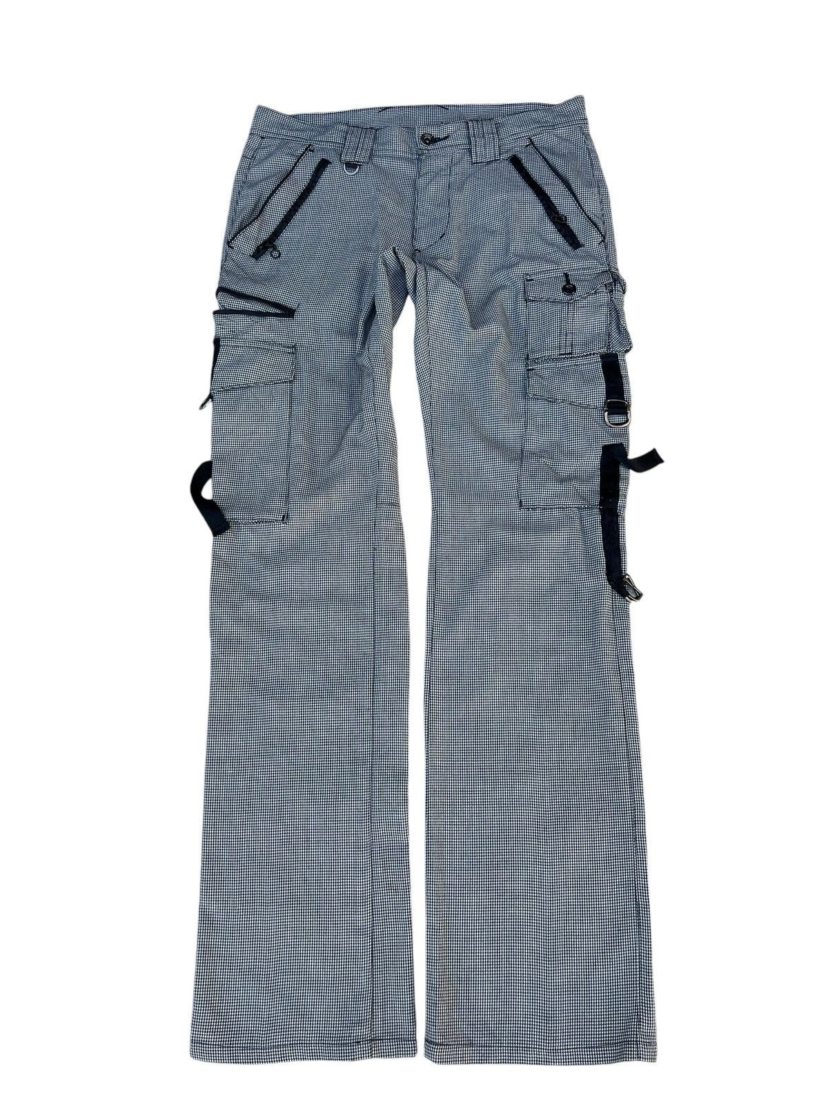 Nicole Club Nicole Hideaways Japan Houndstooth Cargo Flare Trouser Pant Size US 30 / EU 46 - 1 Thumbnail