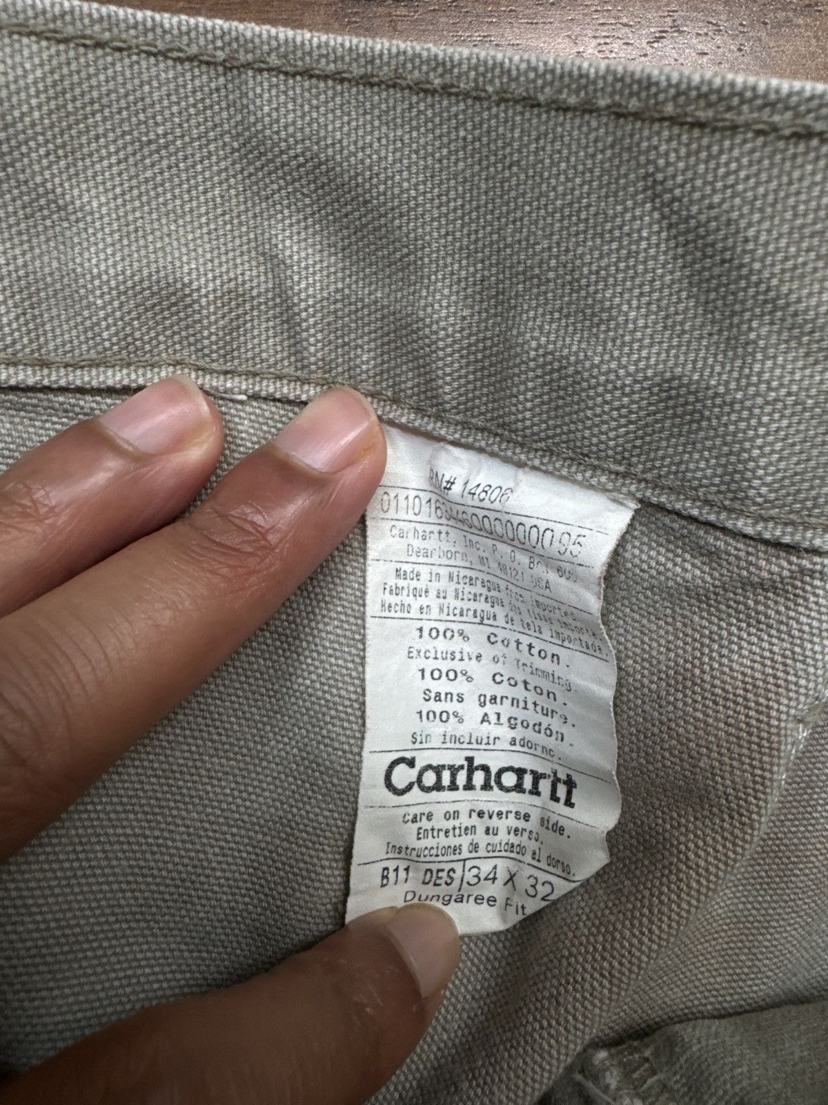 Carhartt × Vintage Carhartt Vintage Pants Size US 33 - 6 Thumbnail