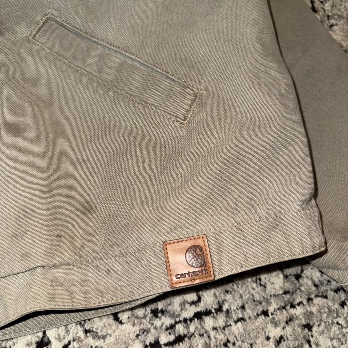 Carhartt × Vintage VINAGE CARHARTT HOODED DUCK CANVAS DISTRESSED WORK JACKET Size US XXL / EU 58 / 5 - 9 Thumbnail