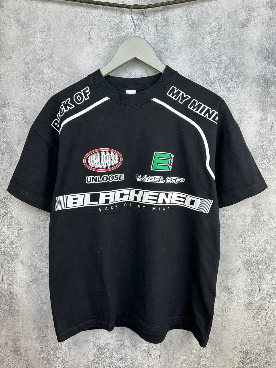 Other Blackened Racing T-Shirt Unloose Label Off Back of My Mind Size US S / EU 44-46 / 1 - 2 Thumbnail