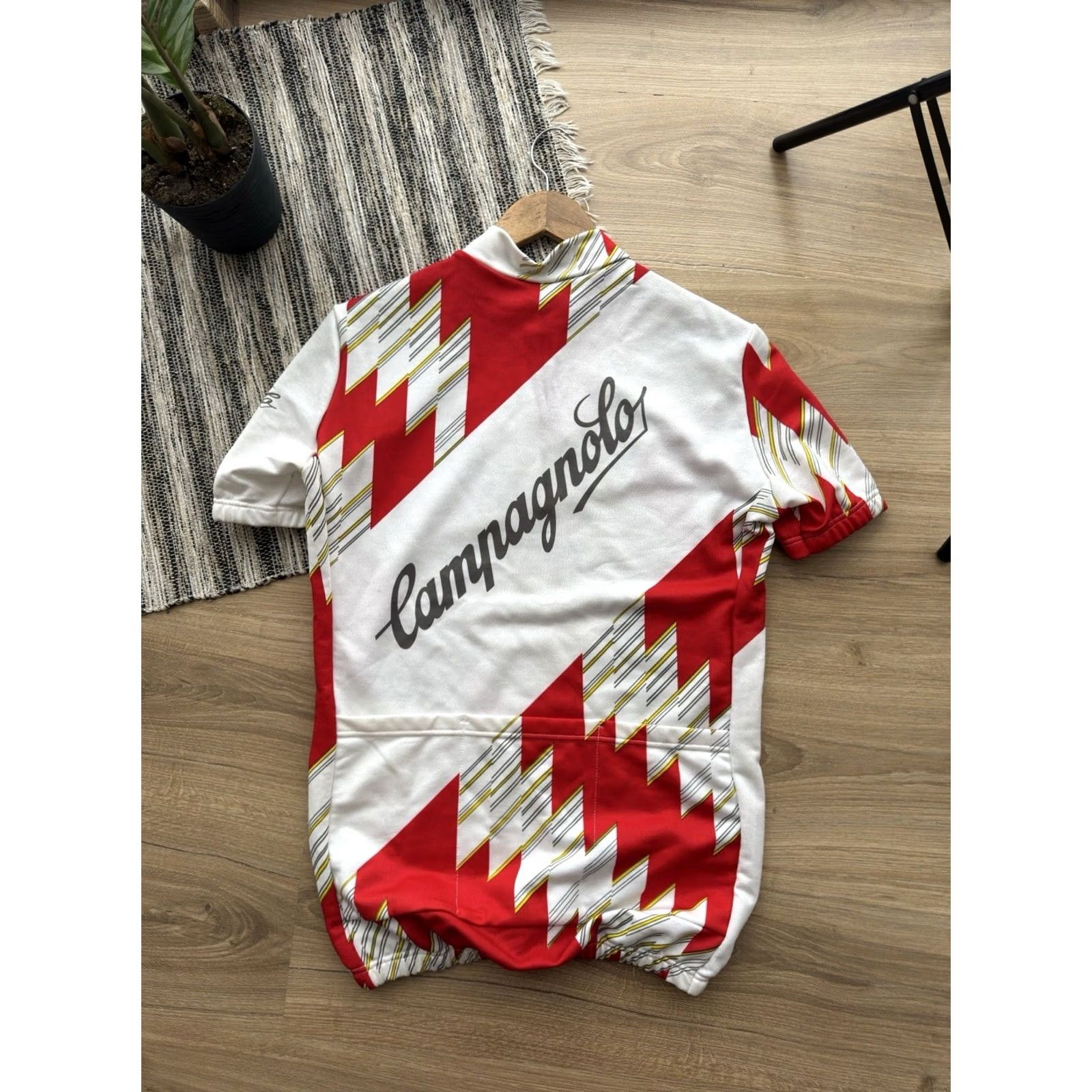 Vintage VINTAGE Campagnolo Cycling Jersey White Red 90s Italy Size M Shirt Mens Retro/70s 90s Urban City Logo Casual Short Sleeve Collared Jersey T-Shirt Size US M / EU 48-50 / 2 - 4 Thumbnail