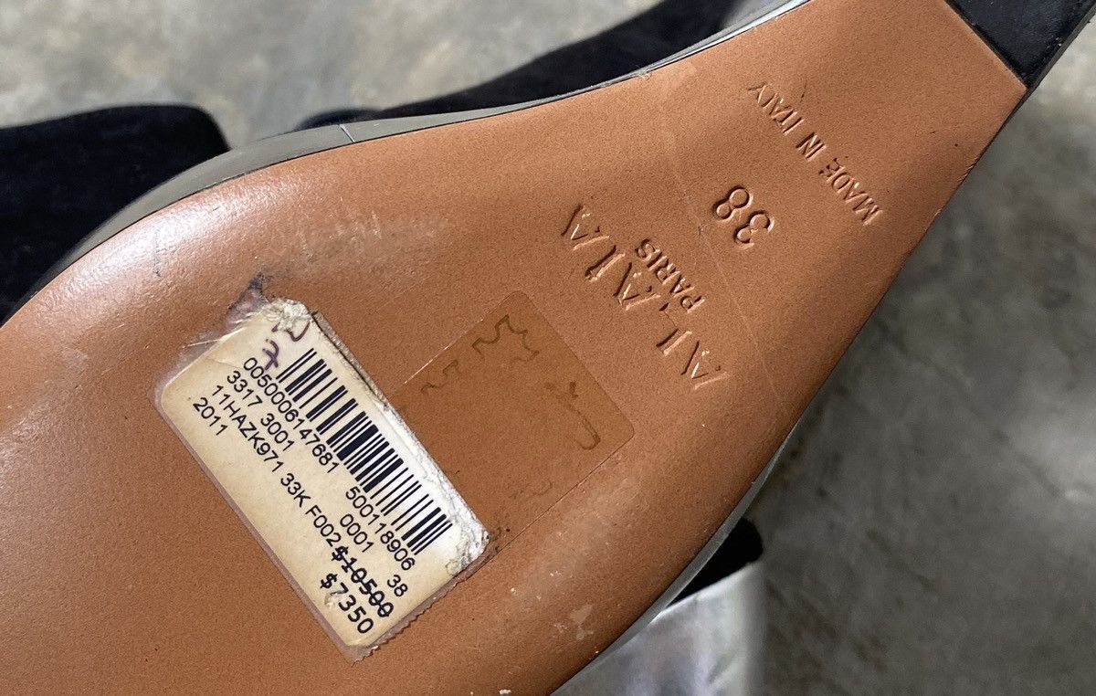 Alaia Alaia - Lace Up Wedges Size US 8.5 / IT 38.5 - 8 Thumbnail