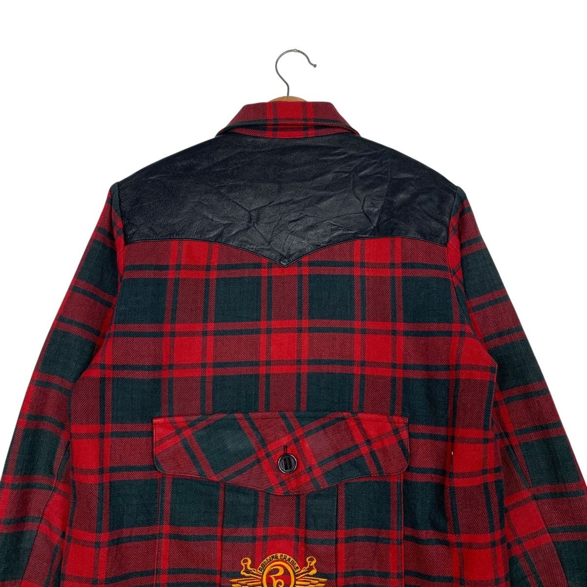 Japanese Brand ROLLING CRADLE Buffalo Check Pattern Work Jacket #2714-C122 Size US M / EU 48-50 / 2 - 8 Thumbnail