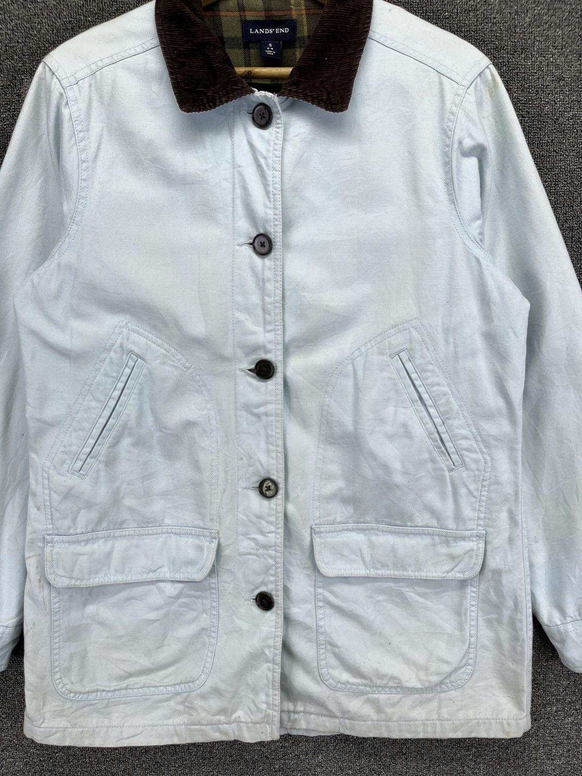 Lands' End Vintage Lands End Carhartt Style Chore Jacket Size US S / EU 44-46 / 1 - 5 Thumbnail