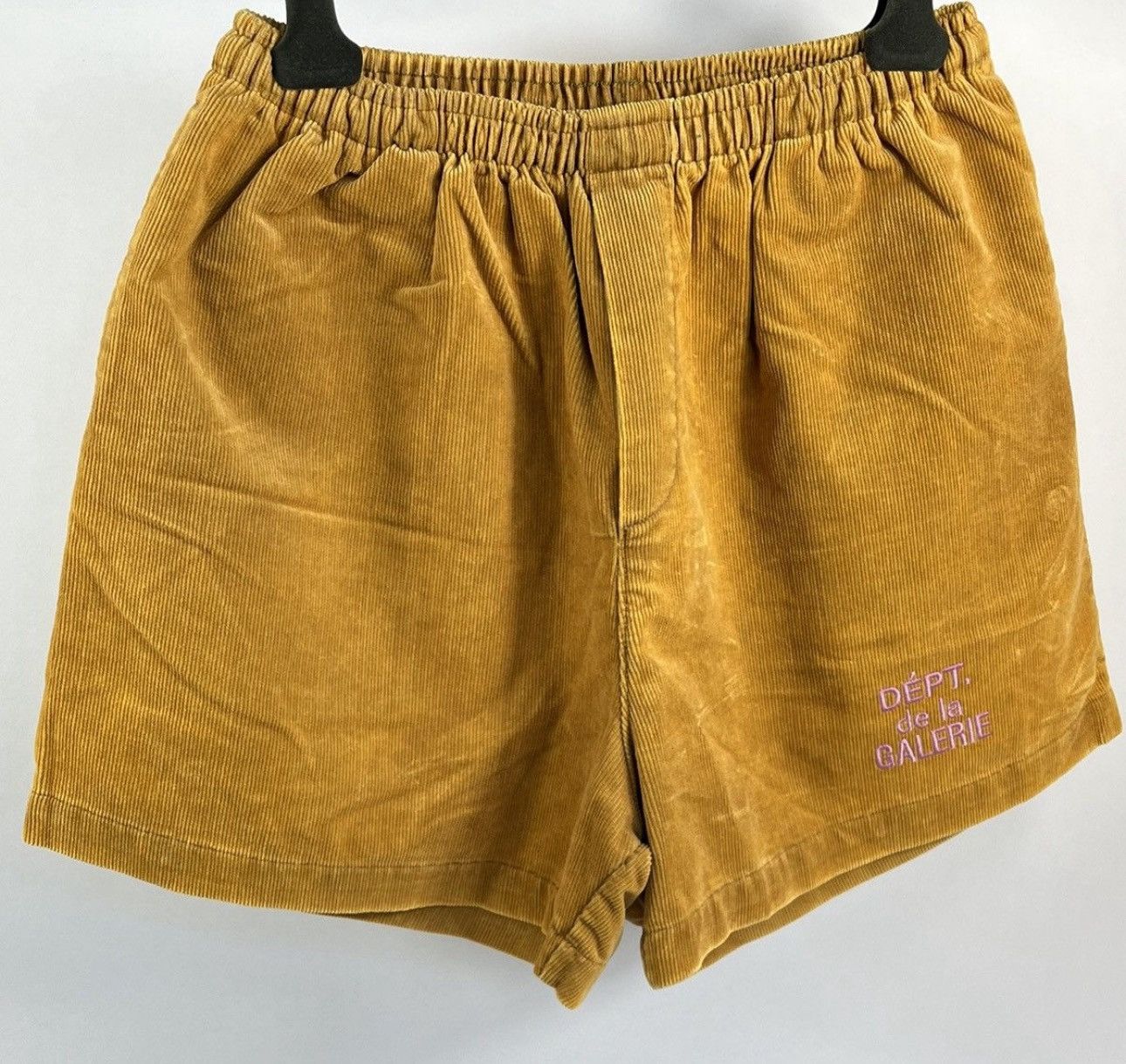 Gallery Dept. Corduroy Embroidered Logo Shorts Size US 32 / EU 48 - 1 Thumbnail