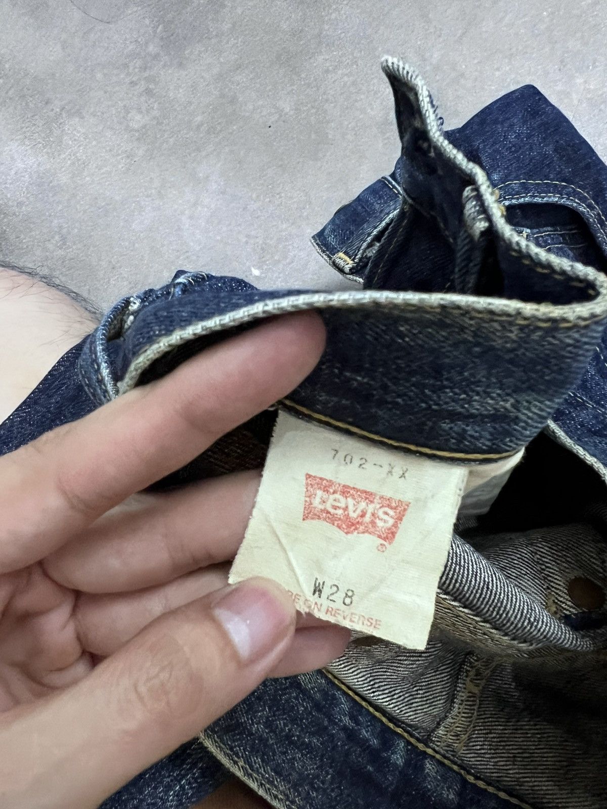 Levi's Vintage Clothing Levi's 702 Big E Selvedge vintage size 28 Size US 28 / EU 44 - 4 Thumbnail