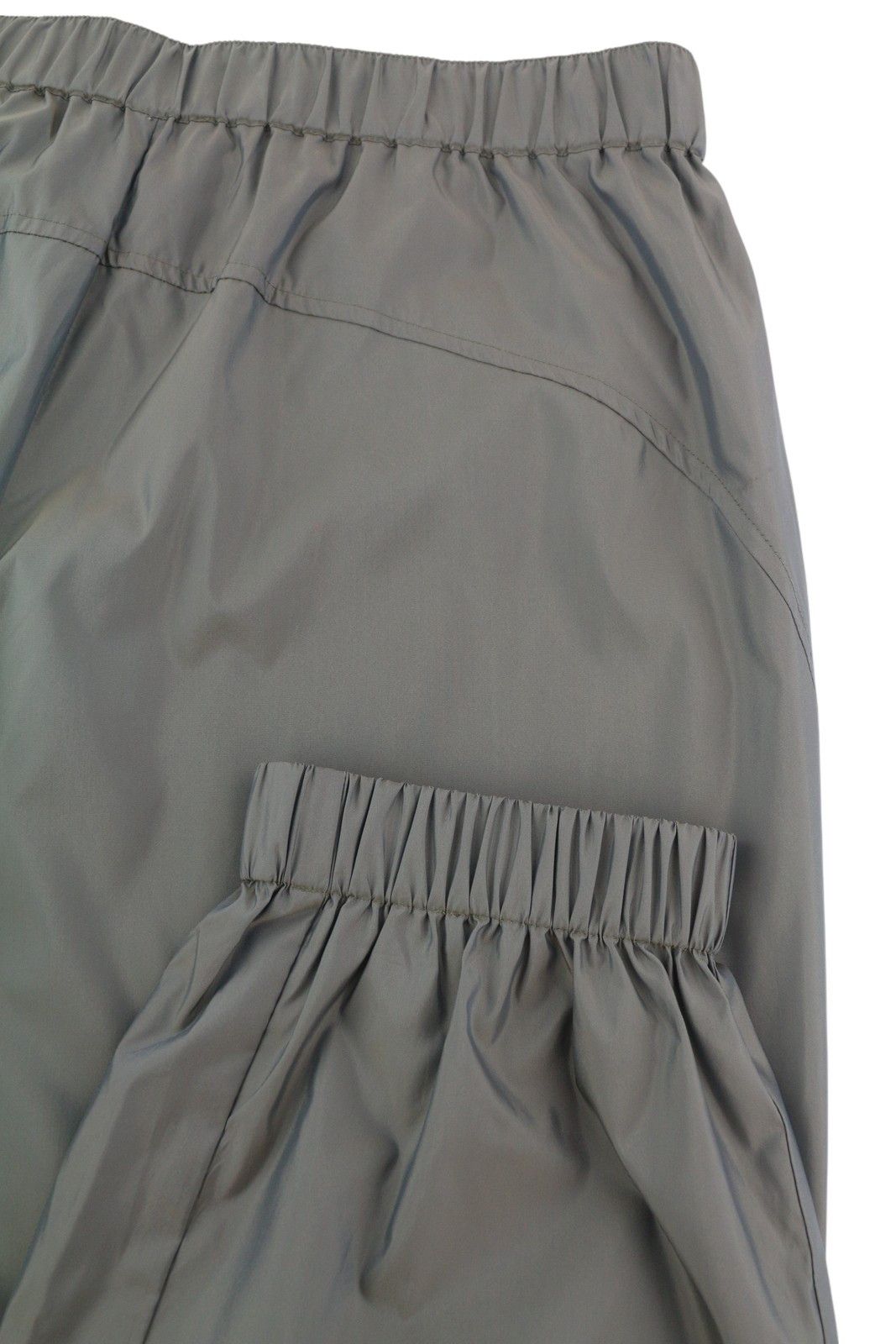 Calvin Klein L Grey Elastic Waist Shiny Track Cargo Pants 85022 Size US 34 / EU 50 - 5 Thumbnail