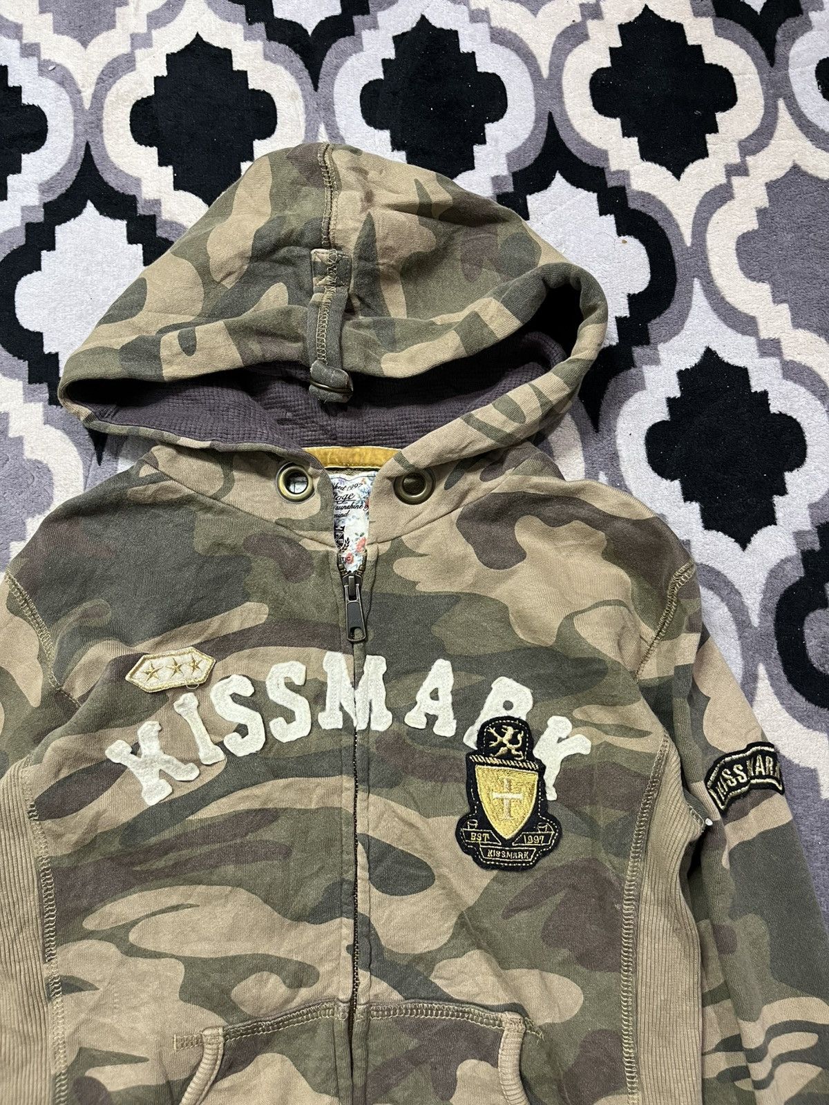 GOA Kissmark camo zip hoodie Size US S / EU 44-46 / 1 - 4 Thumbnail