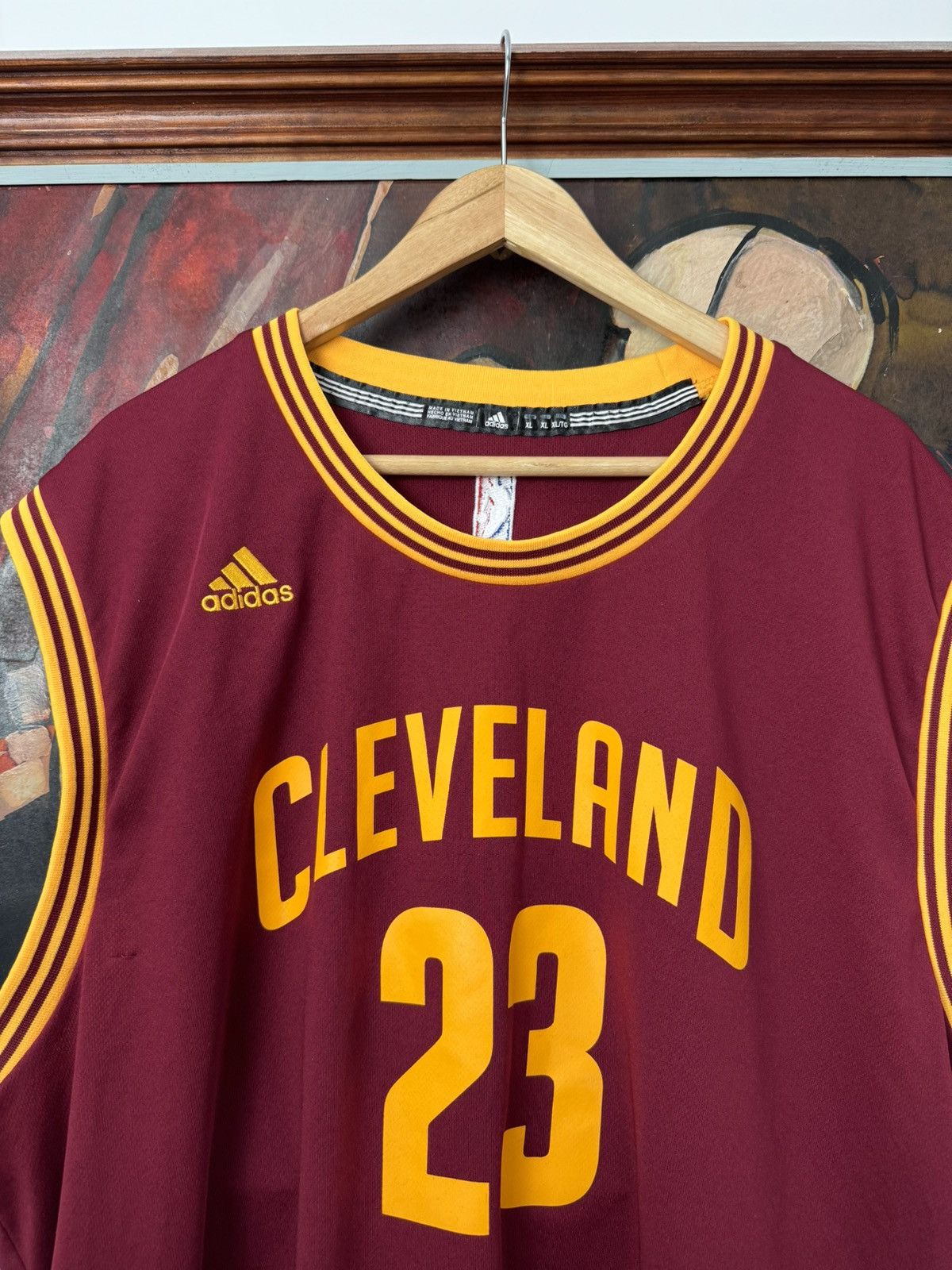 Adidas LeBron James Cleveland Cavaliers 23 Jersey Adidas NBA Cavs Size US XL / EU 56 / 4 - 3 Thumbnail