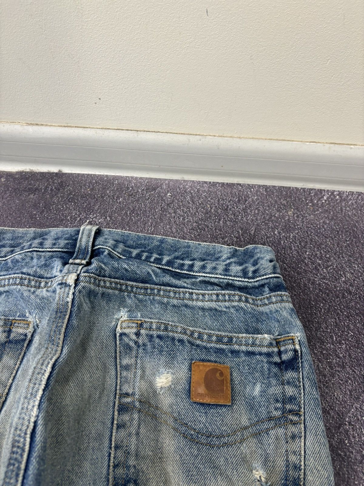 Carhartt Vintage Carhartt Y2K Straight Fit Work Skate Denim Jeans Size US 30 / EU 46 - 8 Thumbnail