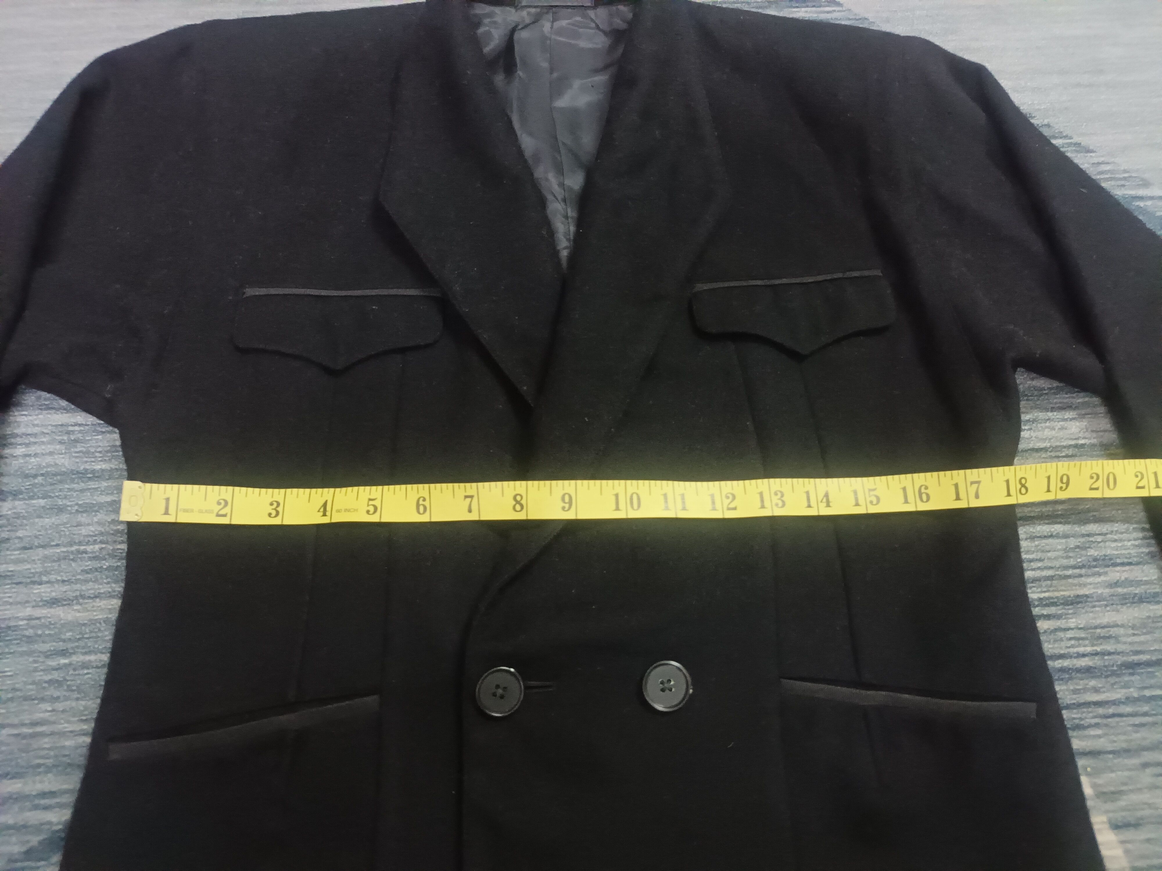 Yohji Yamamoto 🔥 Y'S YOHJI YAMAMOTO Black Jacket / Coat 🔥 Size S / US 4 / IT 40 - 13 Thumbnail