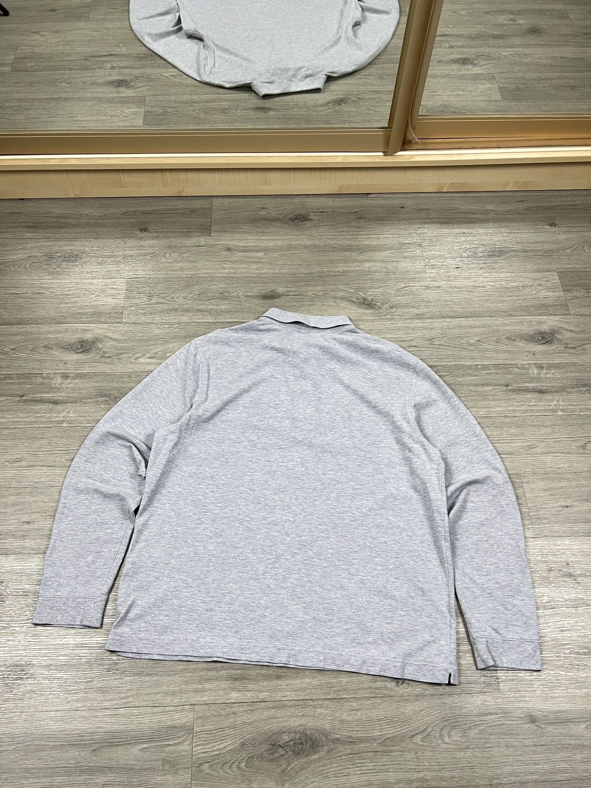 Lacoste Men's Lacoste polo shirt with long sleeves gray Men’s Size M Size US M / EU 48-50 / 2 - 4 Thumbnail