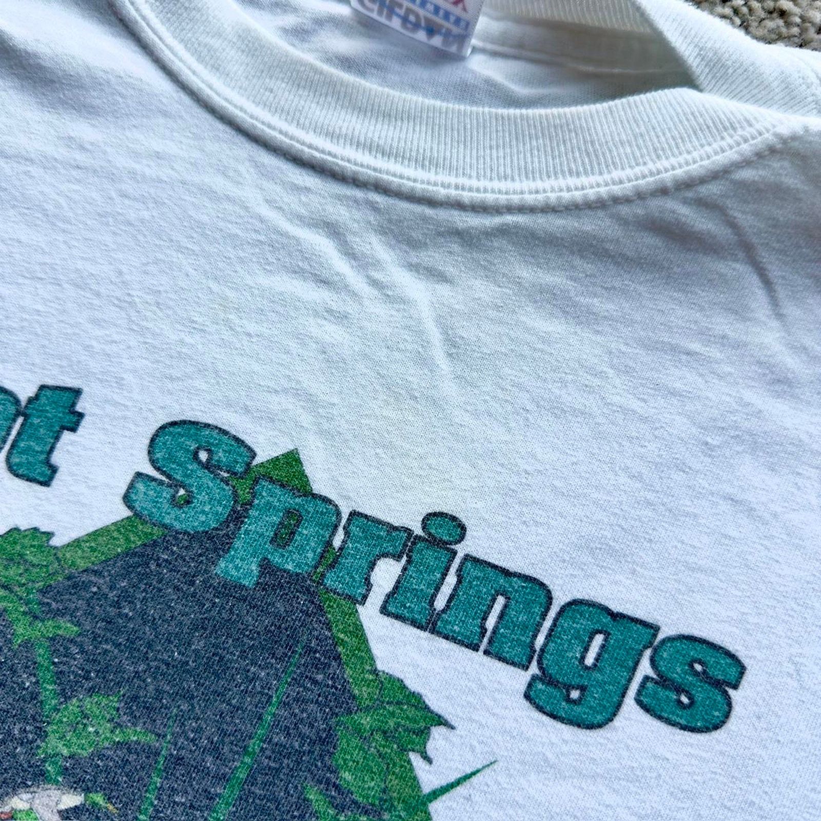 Gildan Vintage Arkansas Hot Springs XL Long Sleeve Tee Size US XL / EU 56 / 4 - 5 Thumbnail