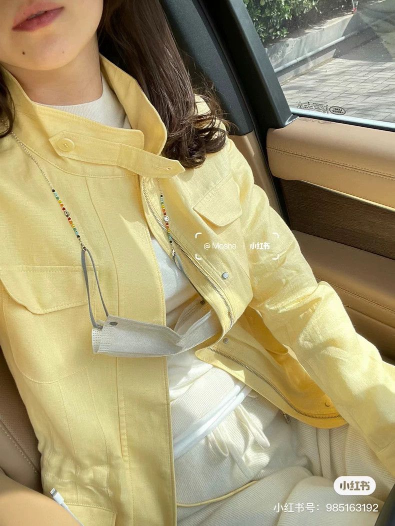 Loro Piana LORO PIANA Yellow linen coat Size XS / US 0-2 / IT 36-38 - 8 Thumbnail