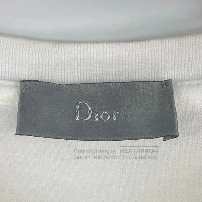 Dior Dior White Cotton Long Sleeve T-Shirt . Size US S / EU 44-46 / 1 - 5 Thumbnail