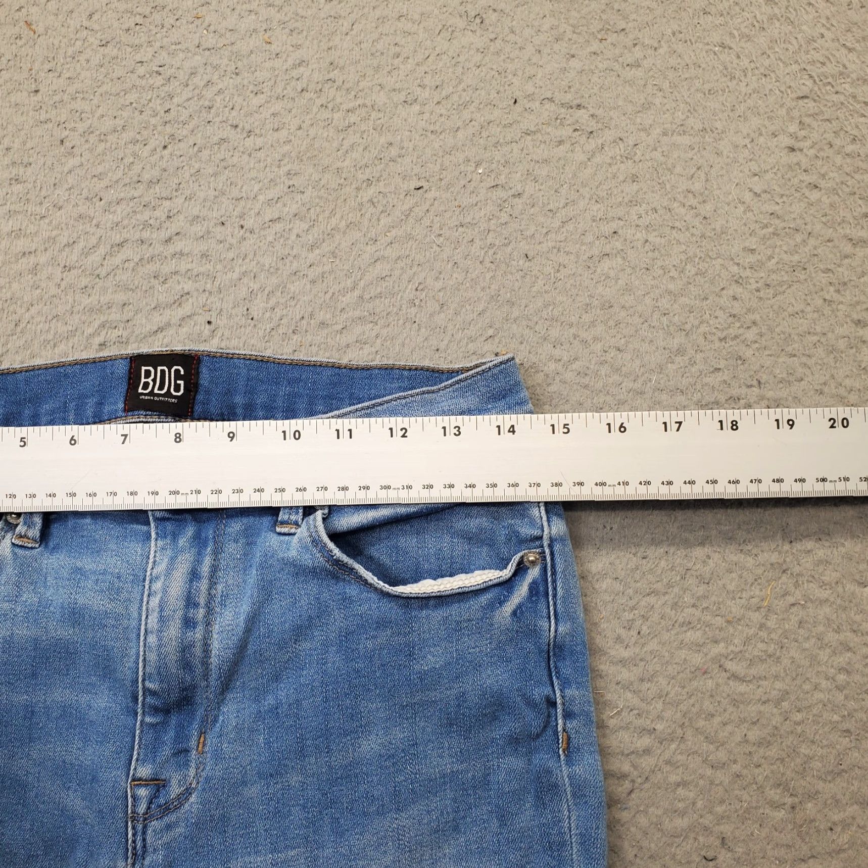Urban Outfitters BDG Urban Outfitters Skinny Jeans Womens 29 Blue Denim Stretch Twig High Rise Jeans Size 29" - 6 Thumbnail