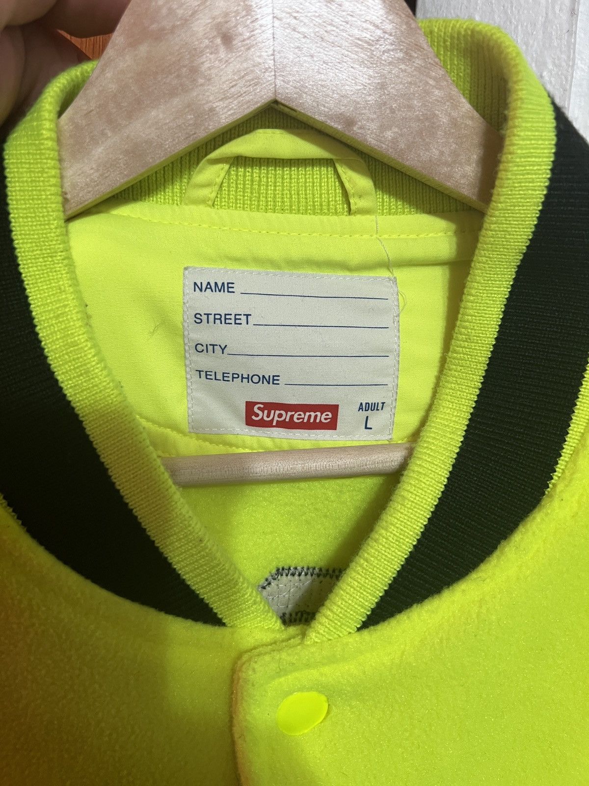 Supreme SUPREME POLARTEC VARSITY JACKET Size US L / EU 52-54 / 3 - 3 Thumbnail