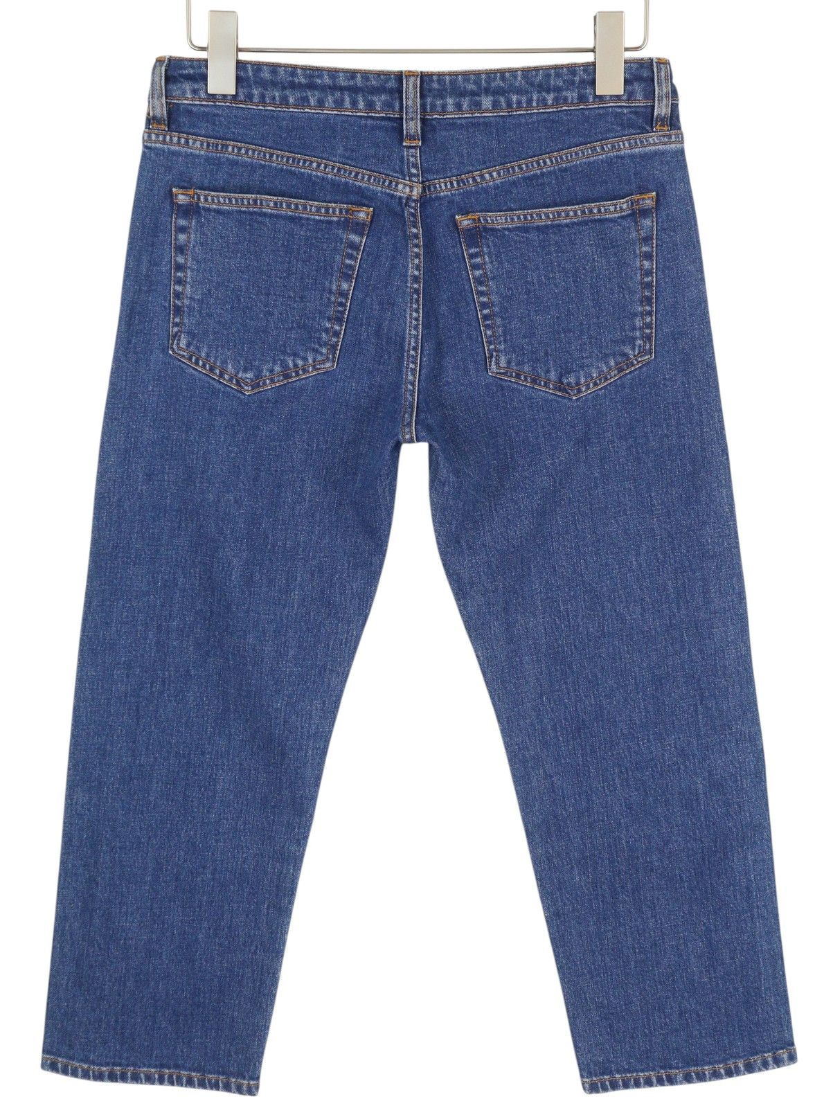 R13 BOY STRAIGHT 27 Carlton Stretch Ankle Denim Blue 86347 Size 27" / US 4 / IT 40 - 2 Thumbnail