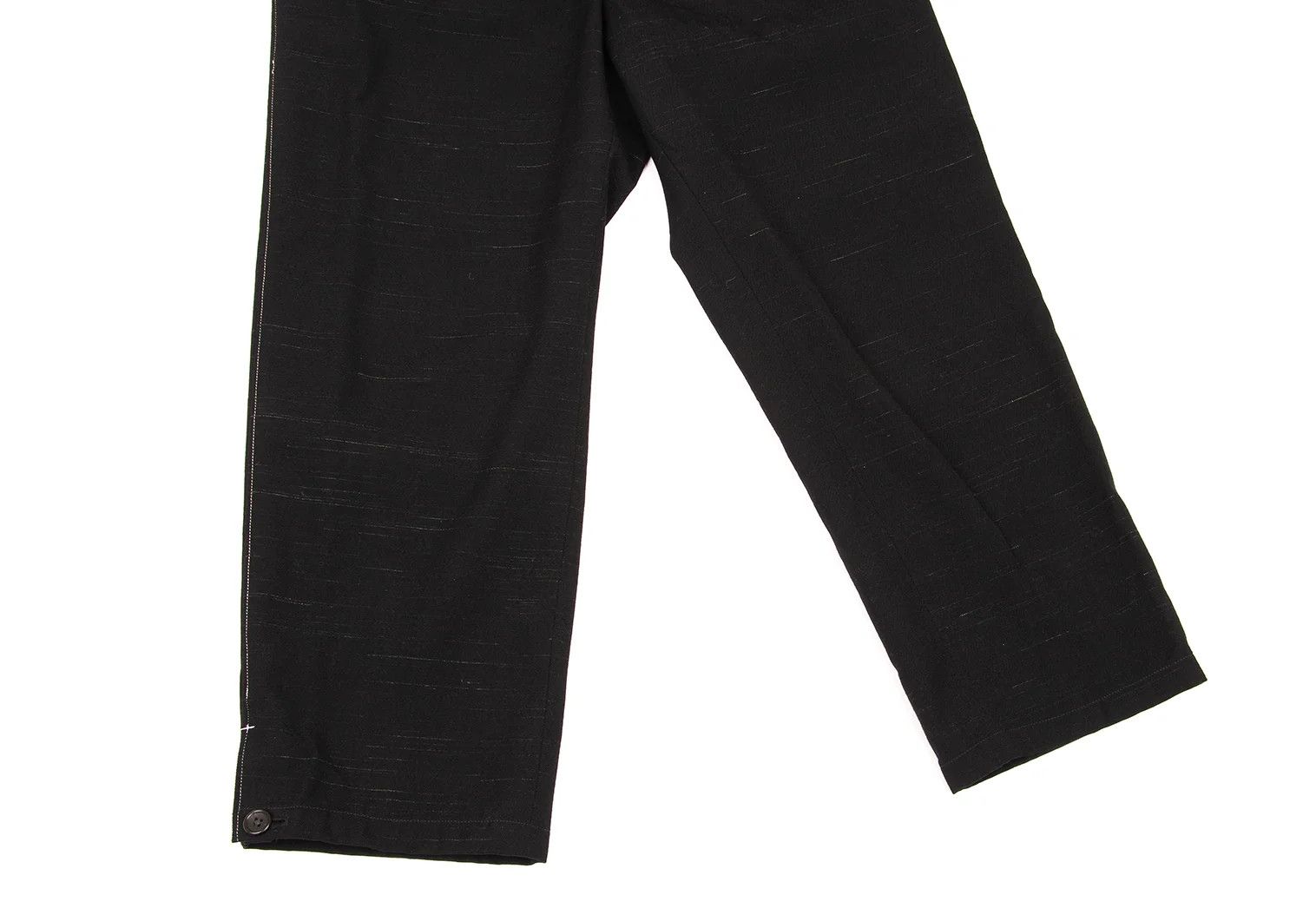 Yohji Yamamoto Yohji Yamamoto Wool Color Nepp Hem Button Pants Size US 38 / EU 54 - 10 Thumbnail
