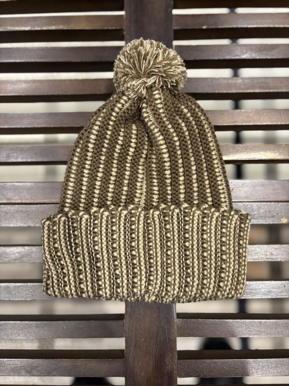 Supreme Supreme Contrast Stripe Beanie Brown Size ONE SIZE - 2 Thumbnail