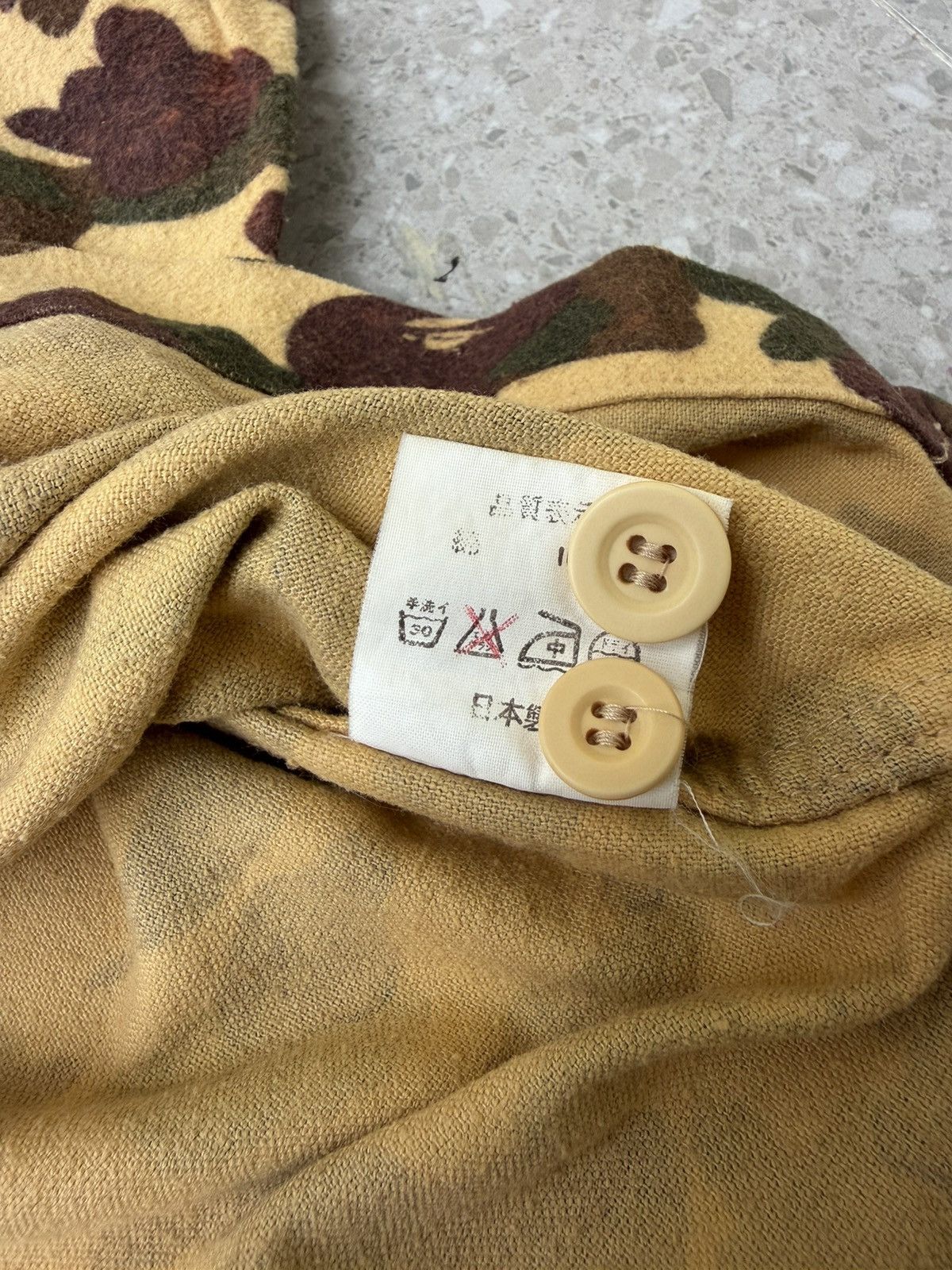 Bape Bape First Camo Shirt OG Chamois LL bean Style Wool Size US L / EU 52-54 / 3 - 5 Thumbnail