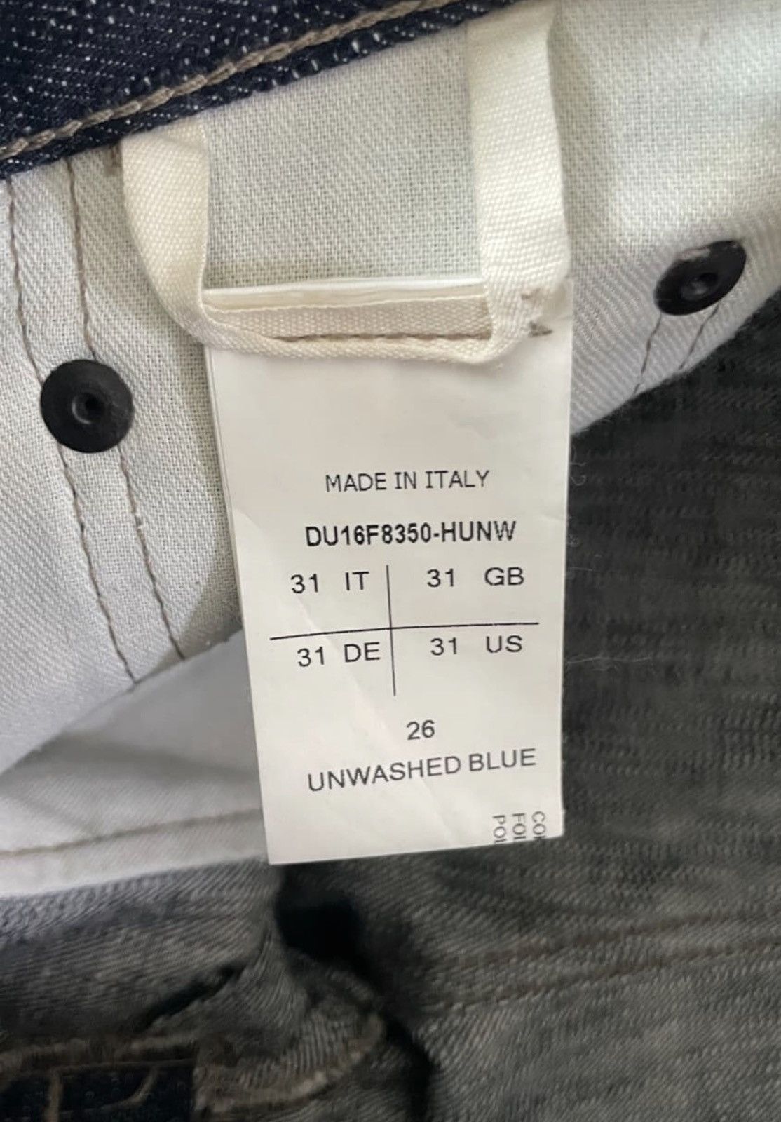 Rick Owens Drkshdw Rick owens deteoit cut raw denim Size US 31 - 3 Thumbnail